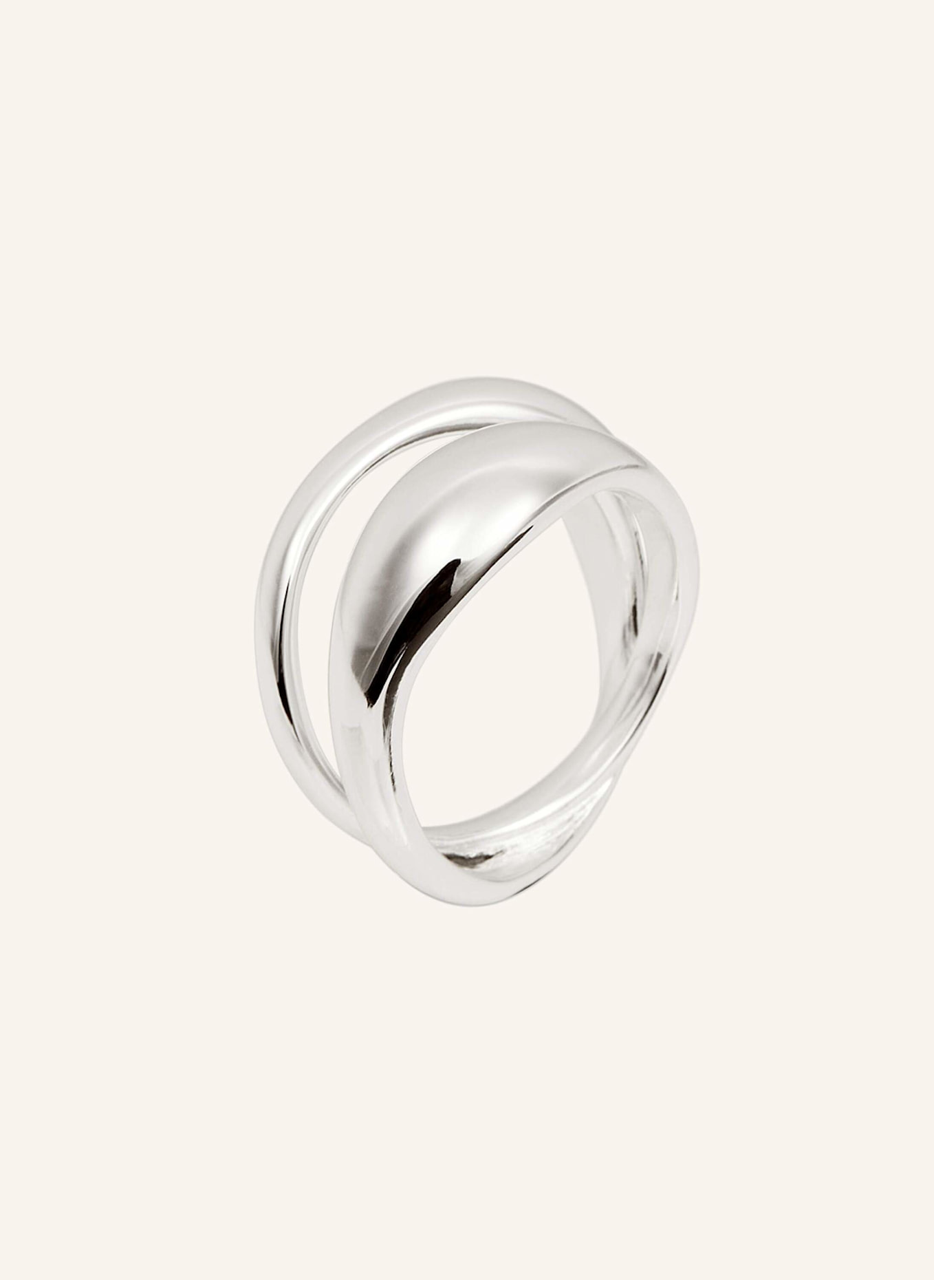 Pompidou Ring CHUBBY TWO-IN-ONE RING by GLAMBOU: SILBER