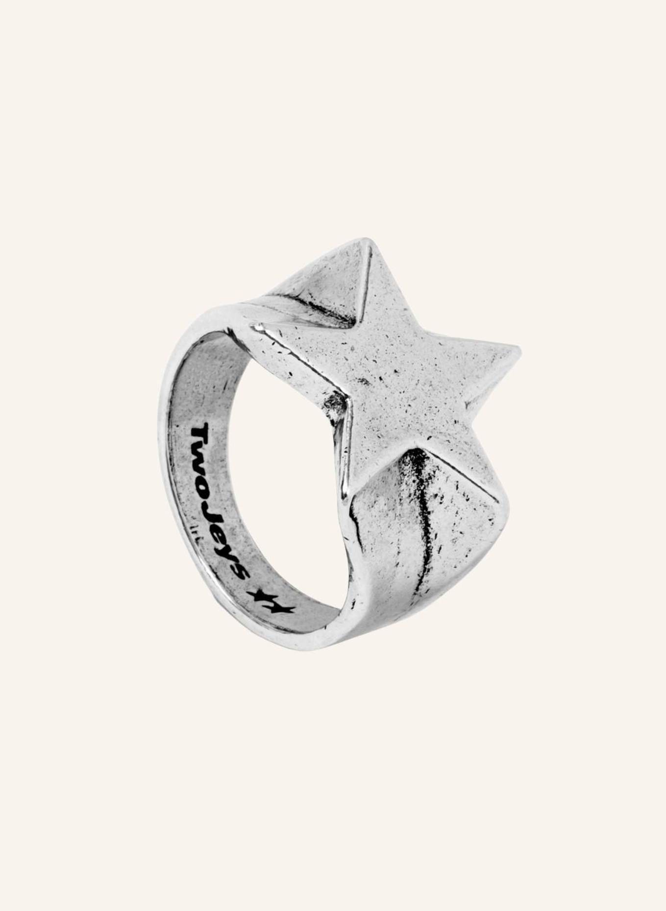 TwoJeys Ring SHOOTING STAR RING by GLAMBOU, Farbe: SILBER (Bild 1)