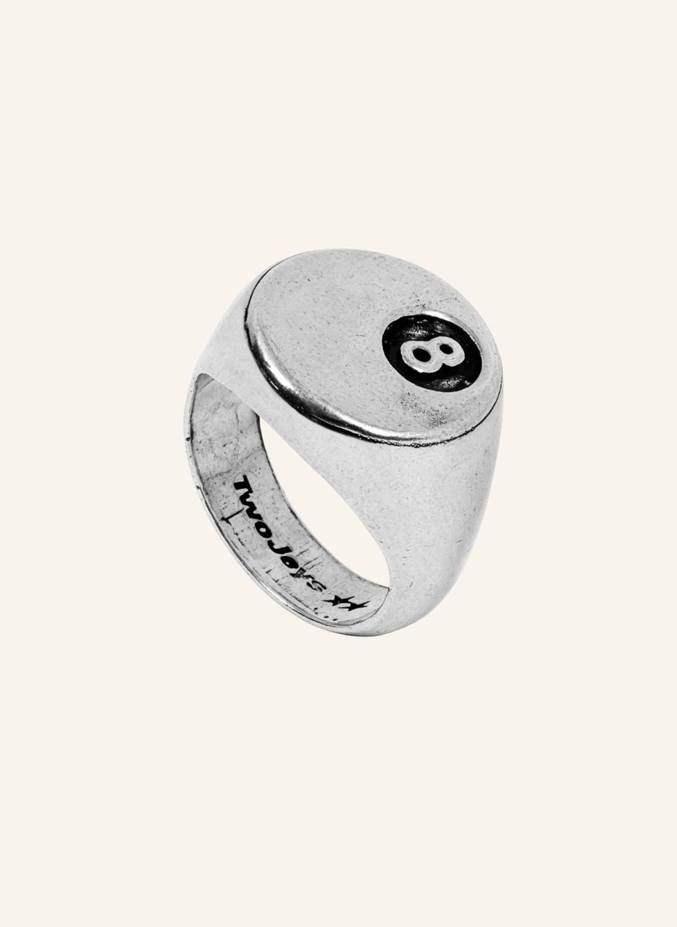 TwoJeys Ring 8 BALL RING by GLAMBOU, Farbe: SILBER (Bild 1)