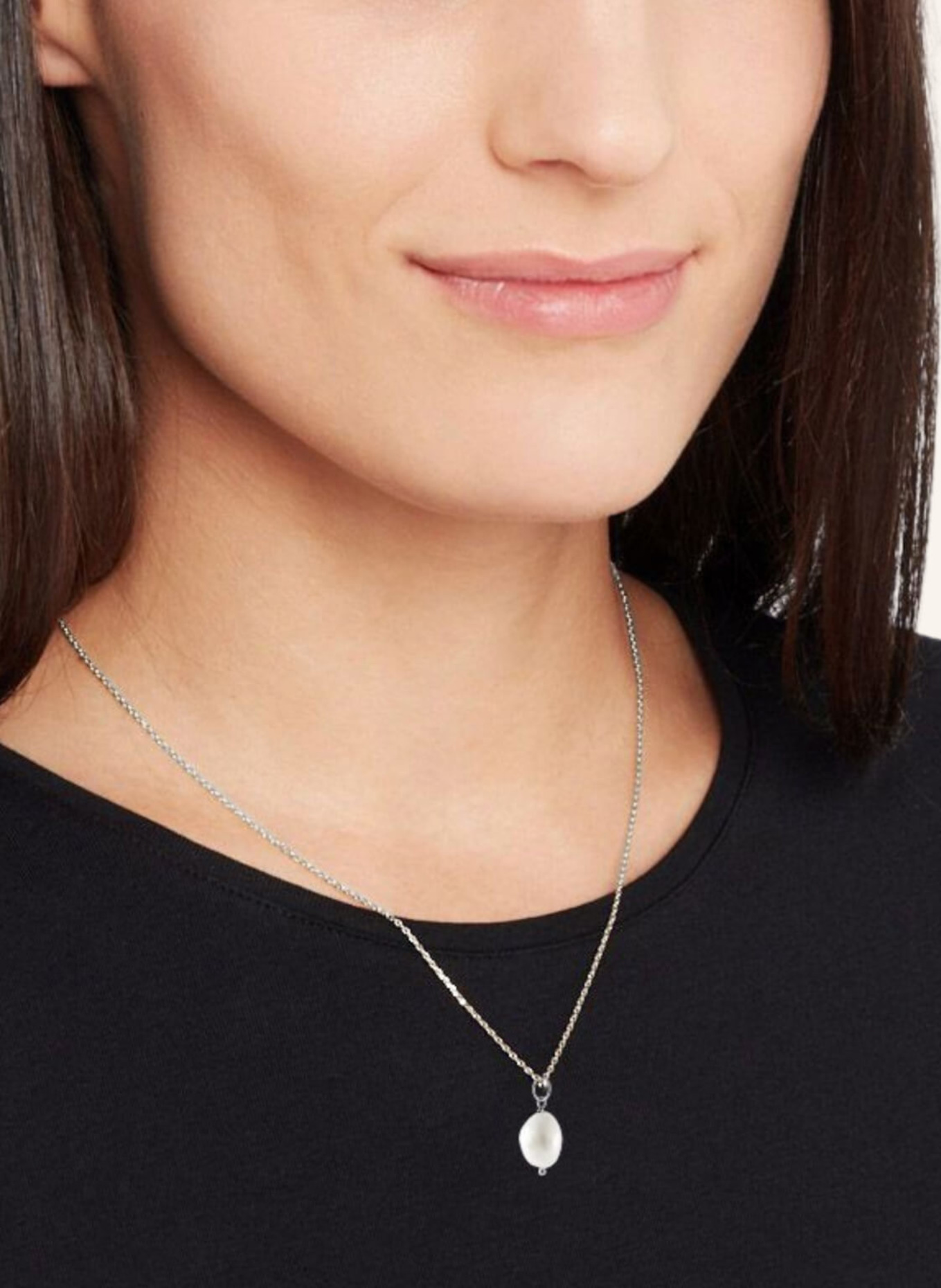 Pompidou Anhänger PEARL PENDANT by GLAMBOU: SILBER