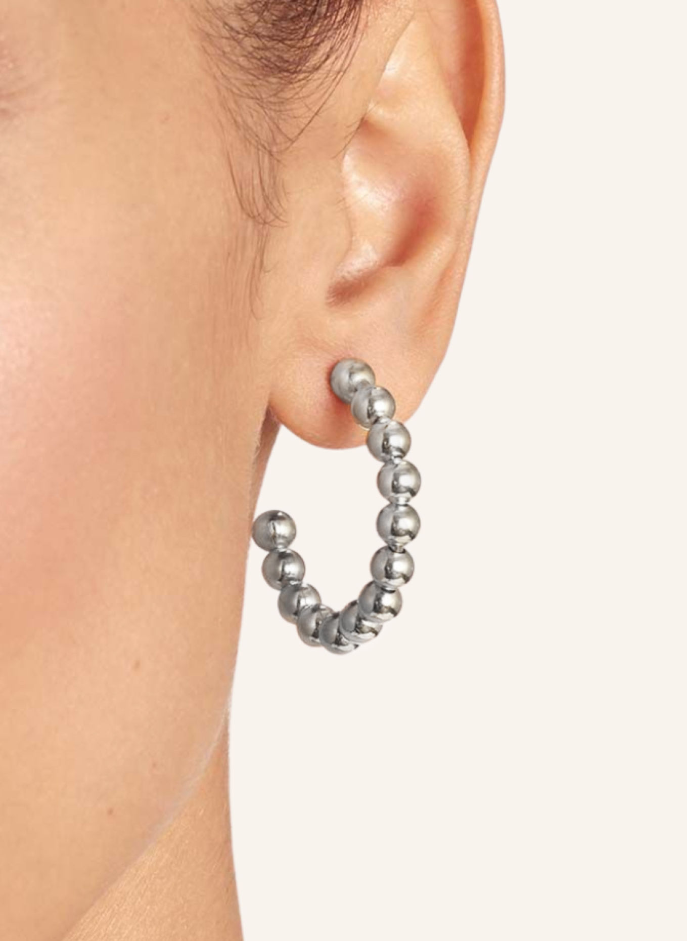 Pompidou Ohrringe BETH by GLAMBOU: SILBER