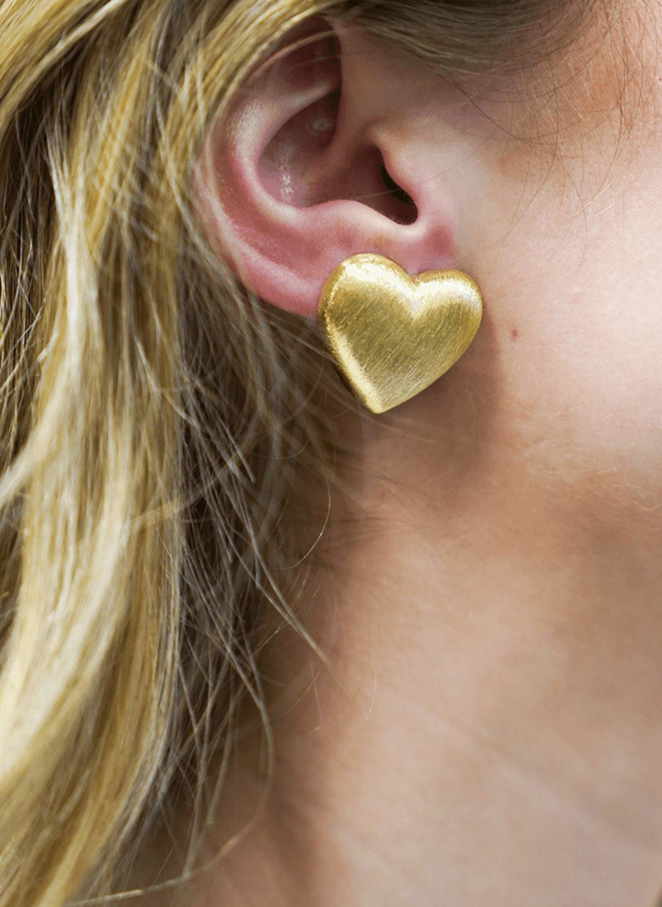 LOTT.gioielli Ohrringe CL EARRING HEART M-B by GLAMBOU: GOLD