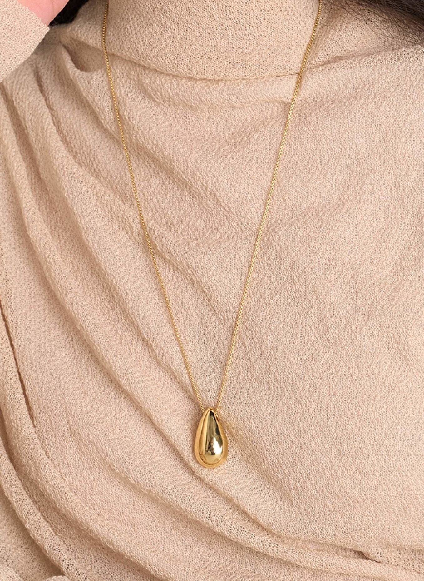 Pompidou Halskette ADJUSTABLE CHUBBY NECKLACE by GLAMBOU: GOLD