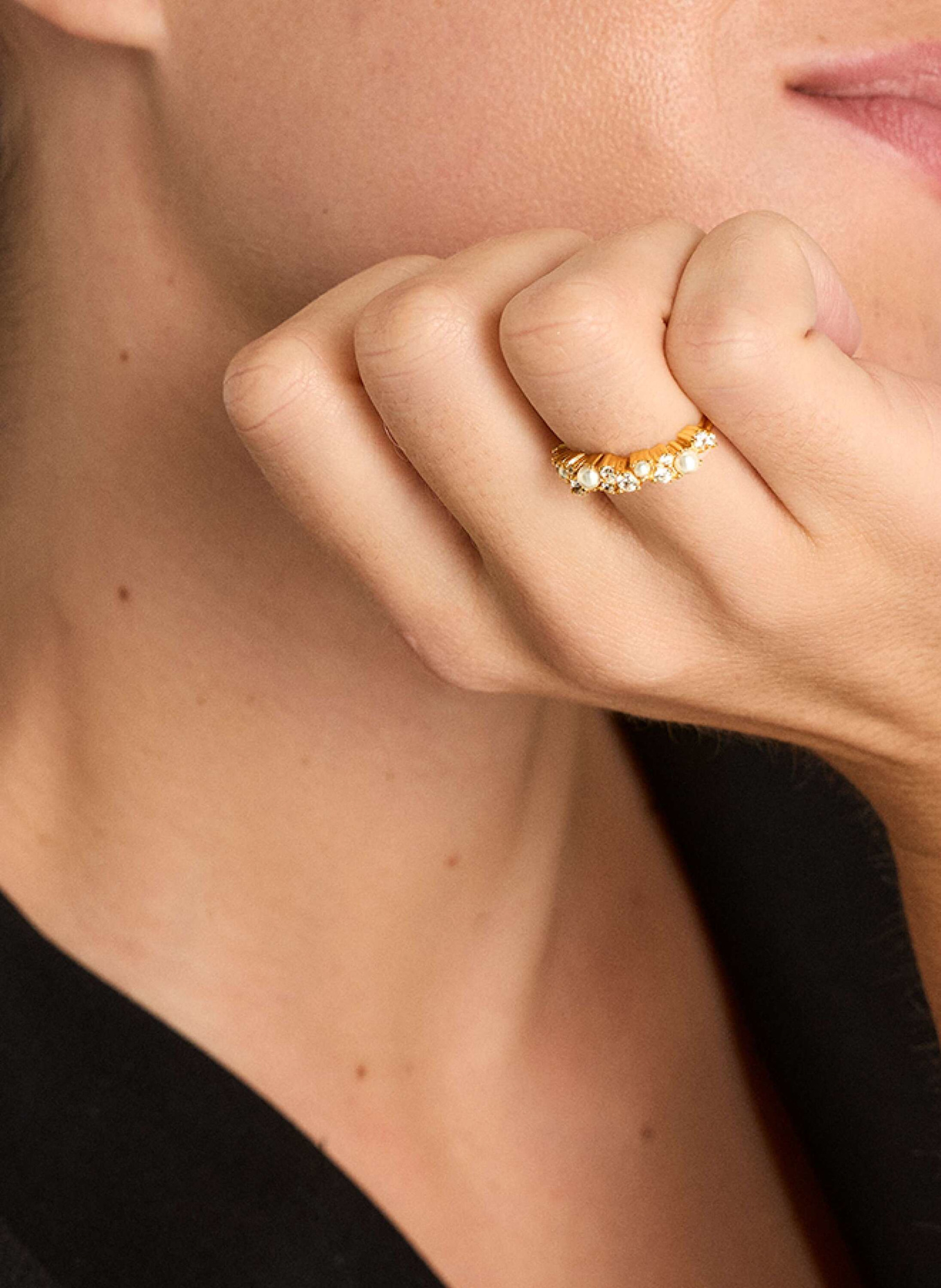 Pompidou Ring ALICE by GLAMBOU: GOLD