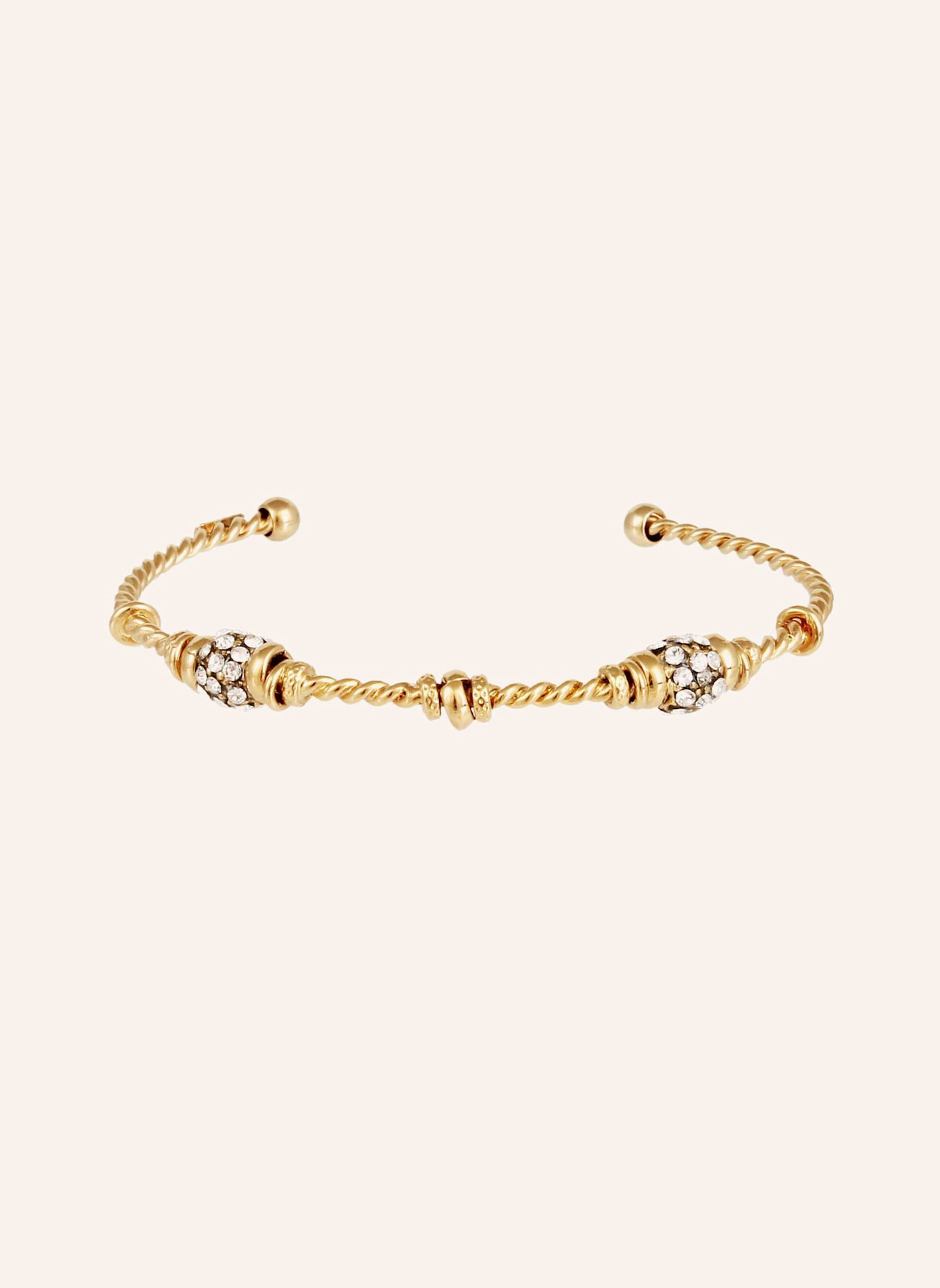 GAS BIJOUX Armband JONC TORSADE by GLAMBOU, Farbe: GOLD (Bild 1)