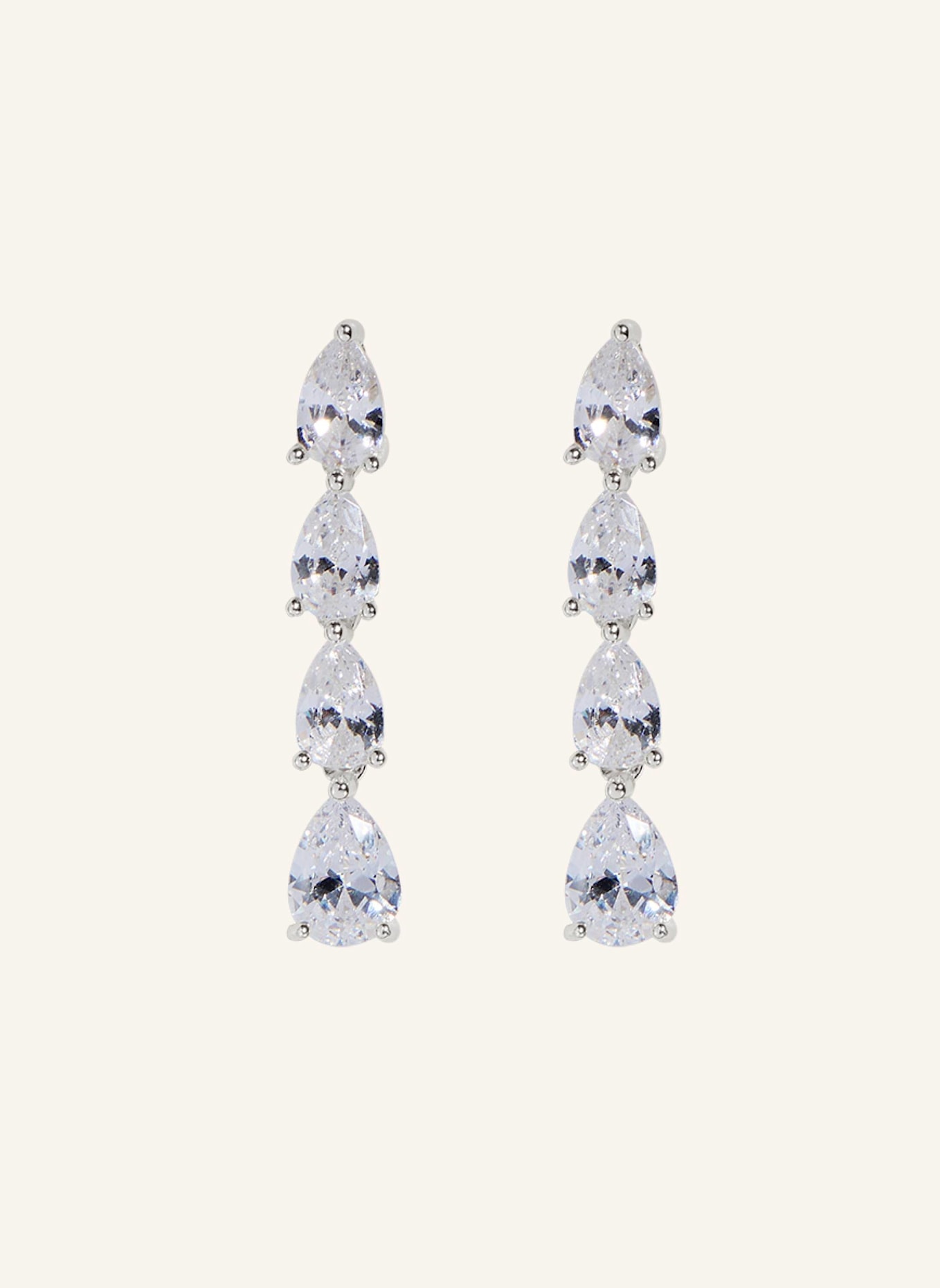 OHH LUILU Ohrstecker CRYSTAL PETALS PIERCING by GLAMBOU: GOLD