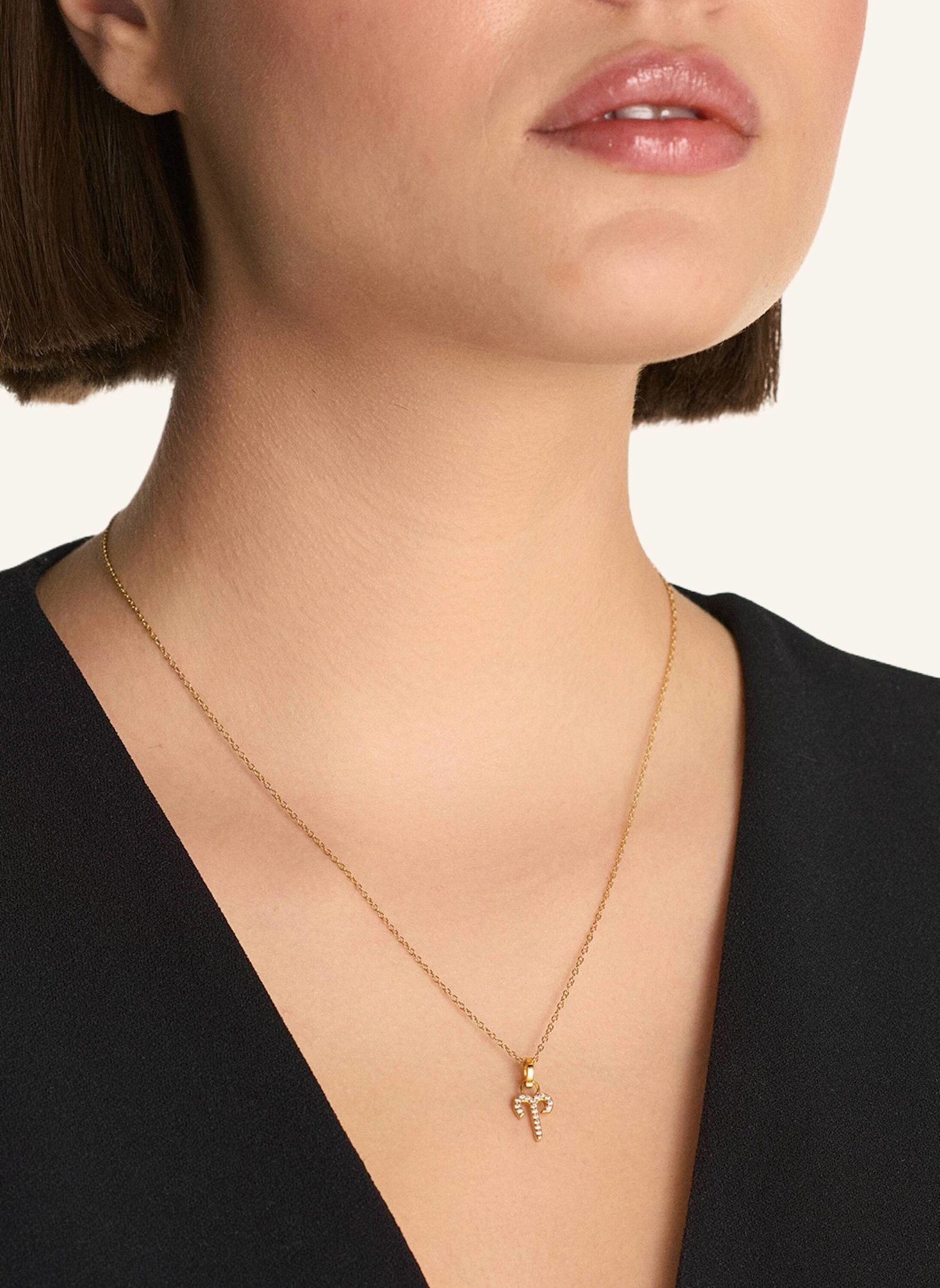 OHH LUILU Halskette WIDDER by GLAMBOU: GOLD