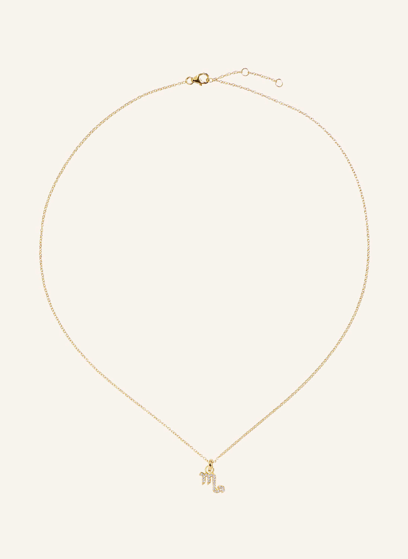 OHH LUILU Halskette SKORPION by GLAMBOU: GOLD