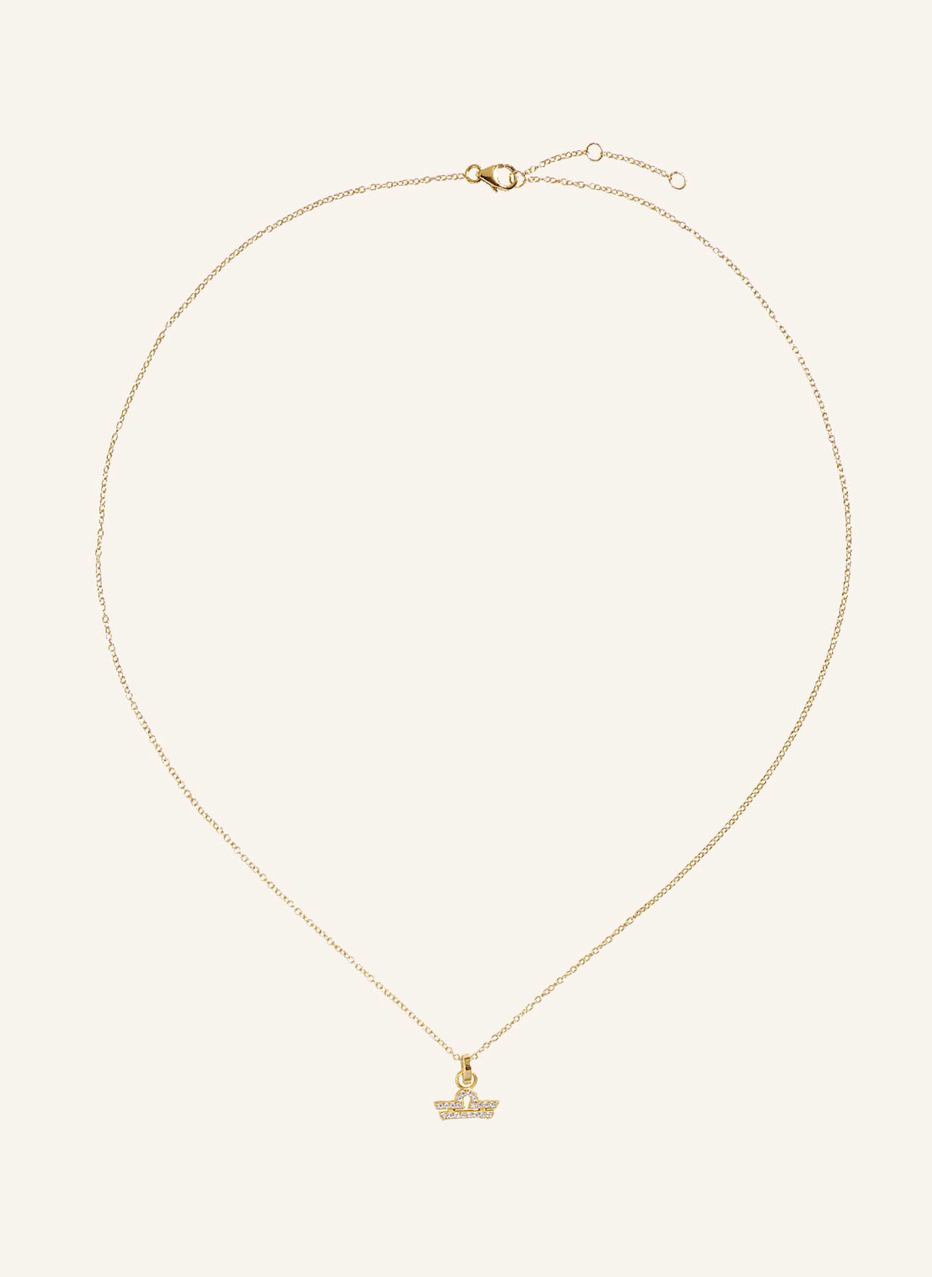 OHH LUILU Halskette WAAGE by GLAMBOU: GOLD