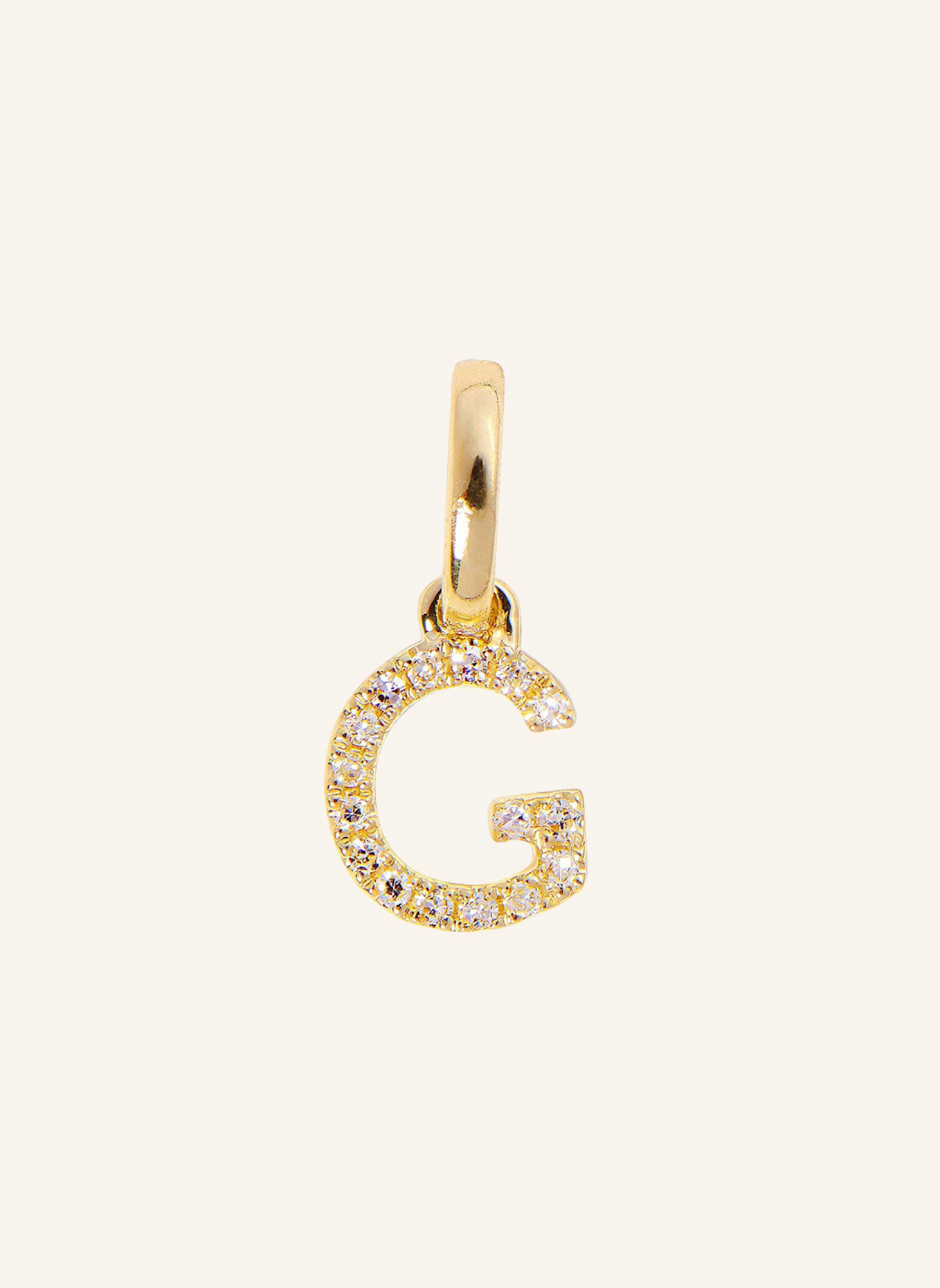 JUULS & KARATS G Buchstabe CHARM 00G by GLAMBOU, Farbe: GOLD (Bild 1)