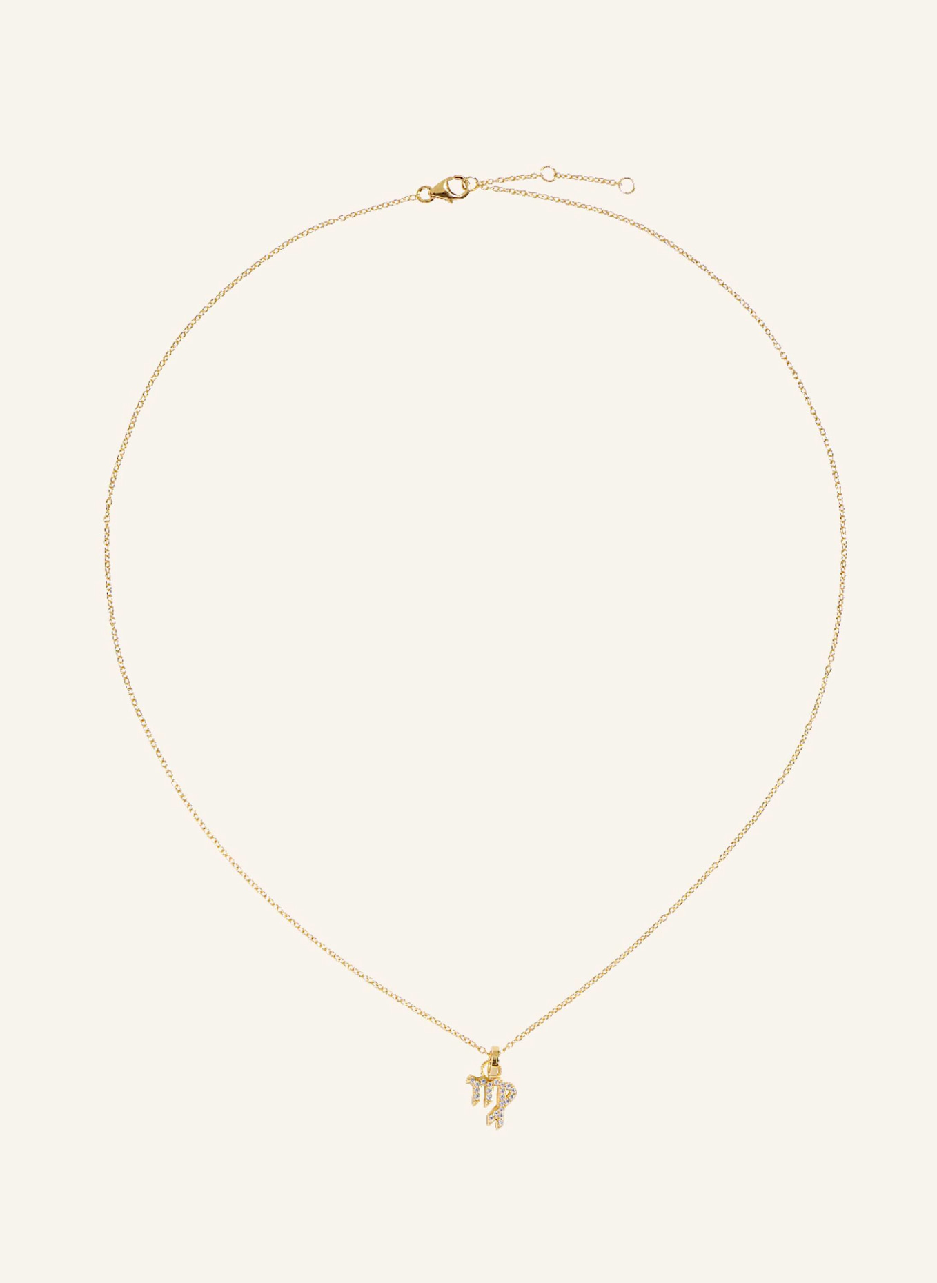 OHH LUILU Halskette JUNGFRAU by GLAMBOU: GOLD