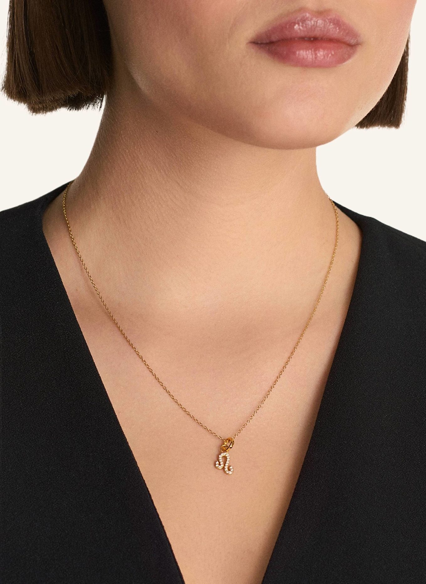 OHH LUILU Halskette LöWE by GLAMBOU: GOLD