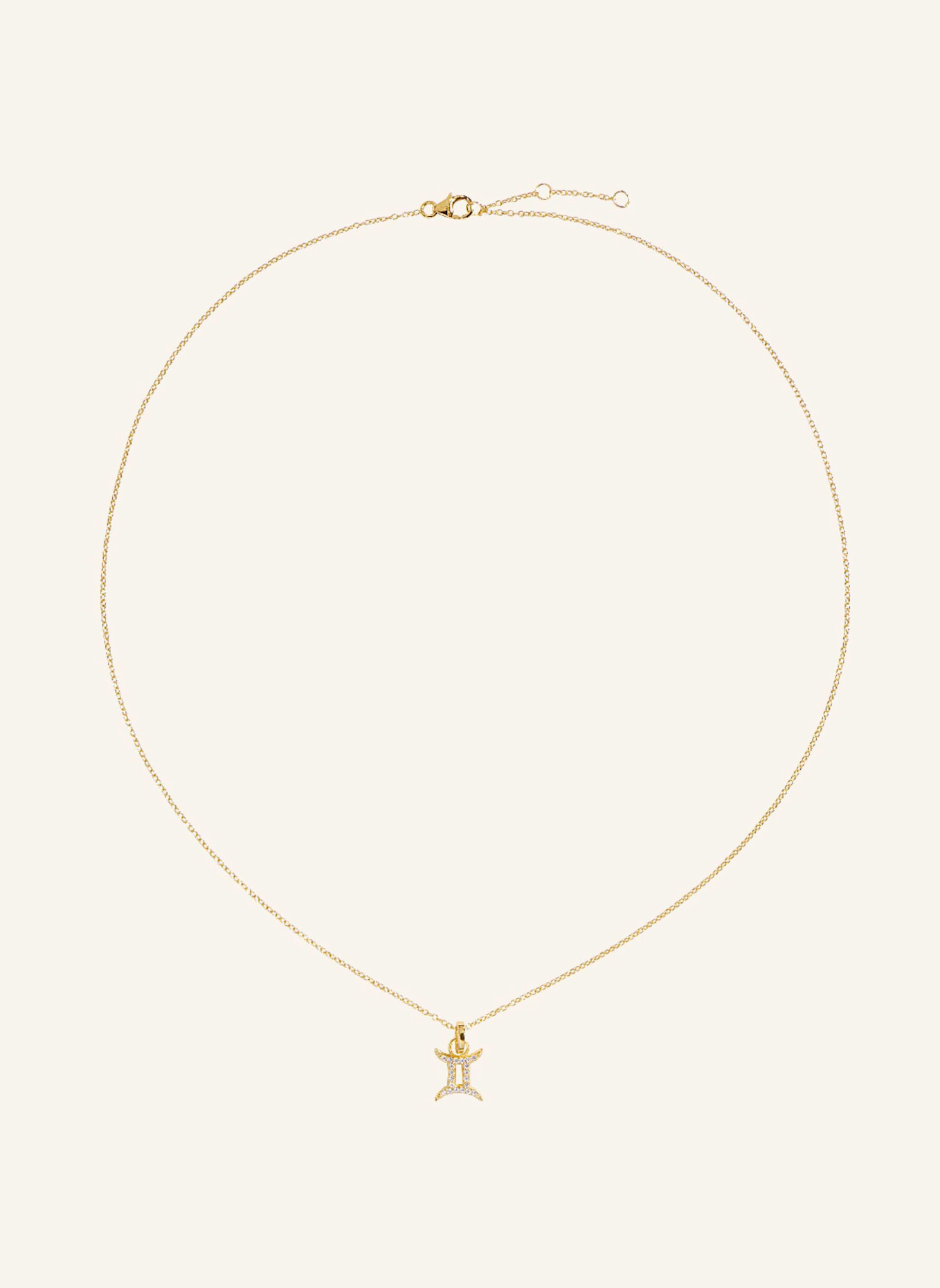 OHH LUILU Halskette ZWILLING by GLAMBOU: GOLD