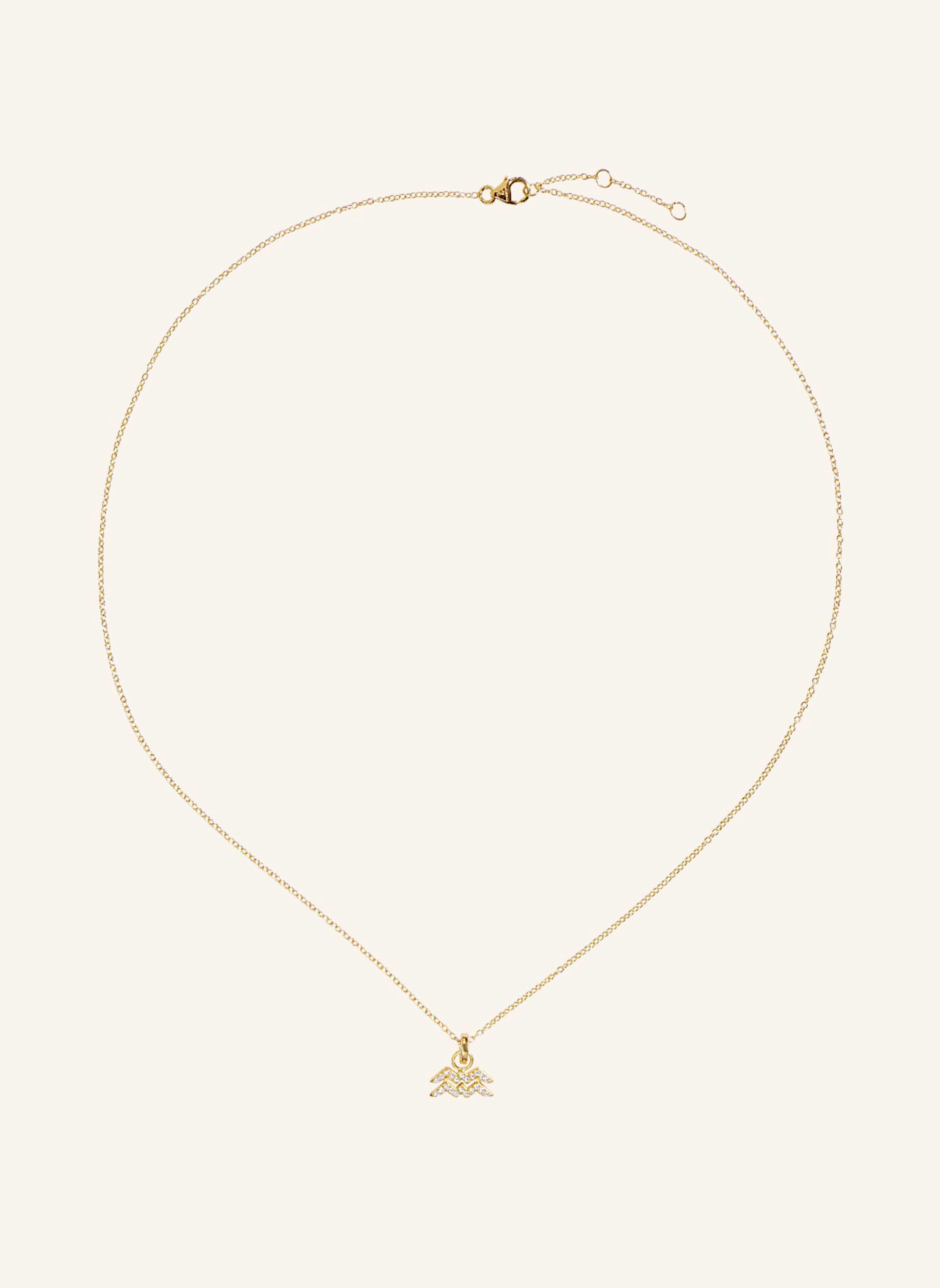 OHH LUILU Halskette WASSERMANN by GLAMBOU: GOLD