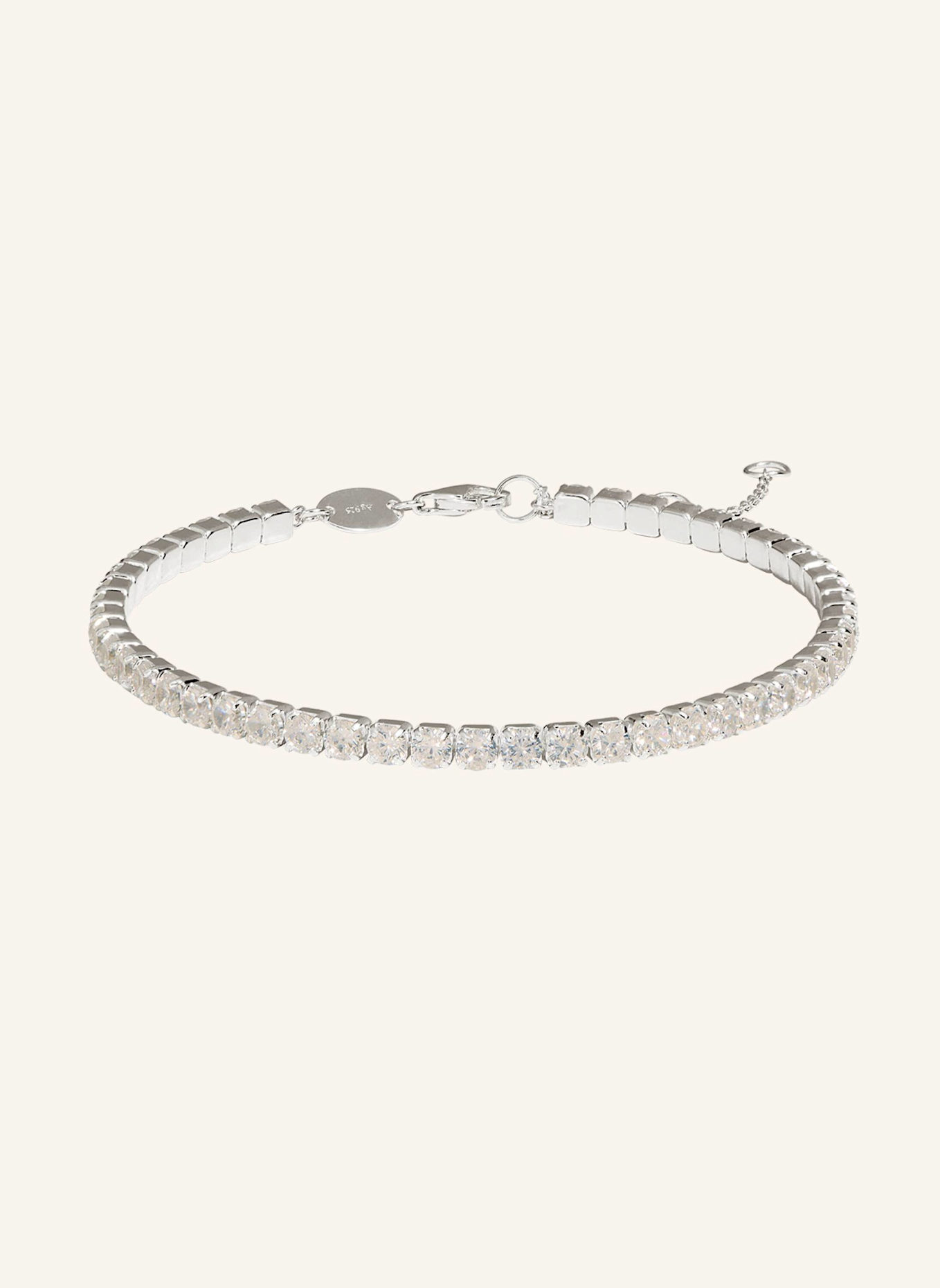 OHH LUILU Armband BOLDER TENNIS BRACELET by GLAMBOU: SILBER