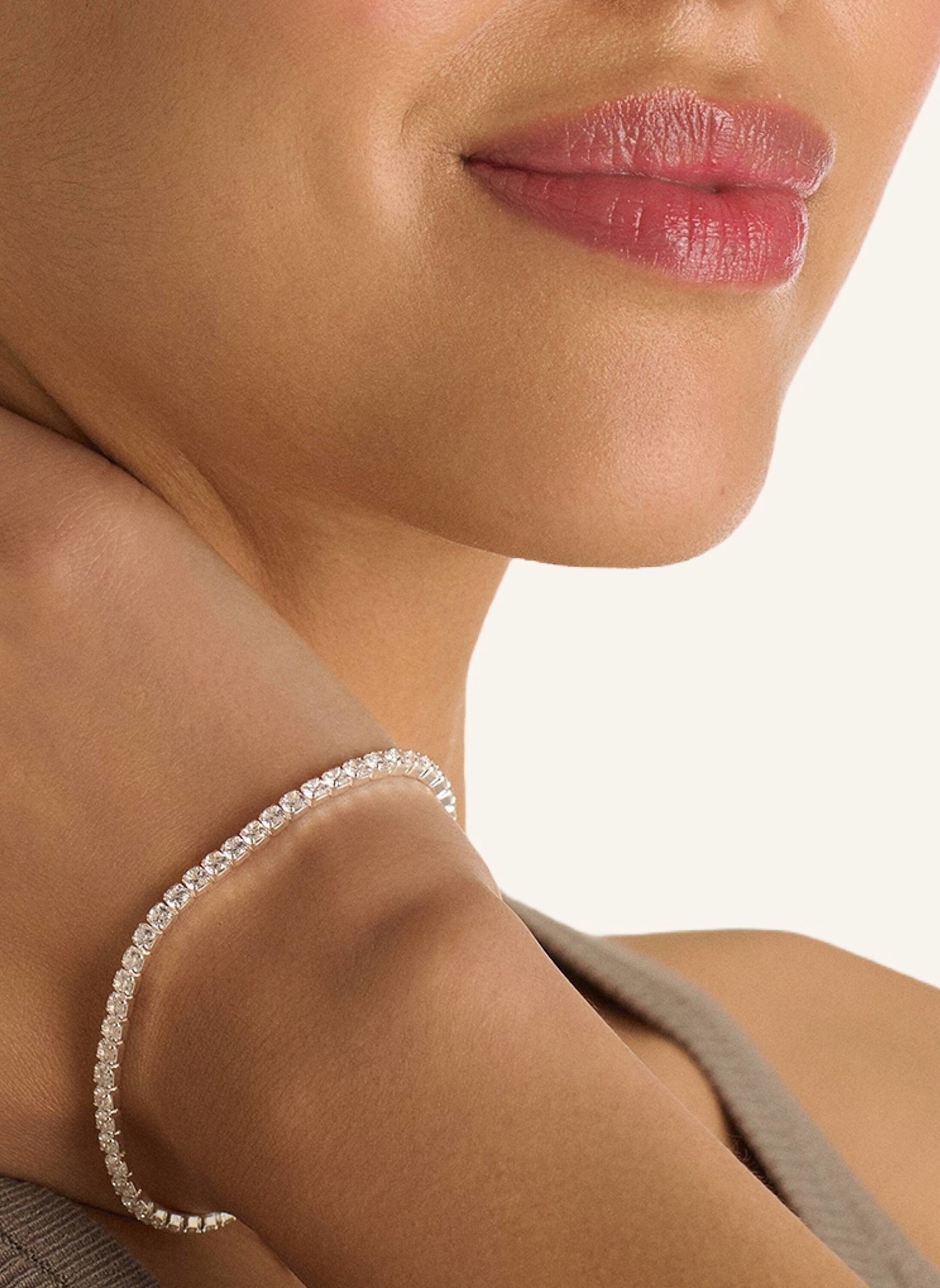 OHH LUILU Armband BOLDER TENNIS BRACELET by GLAMBOU: SILBER