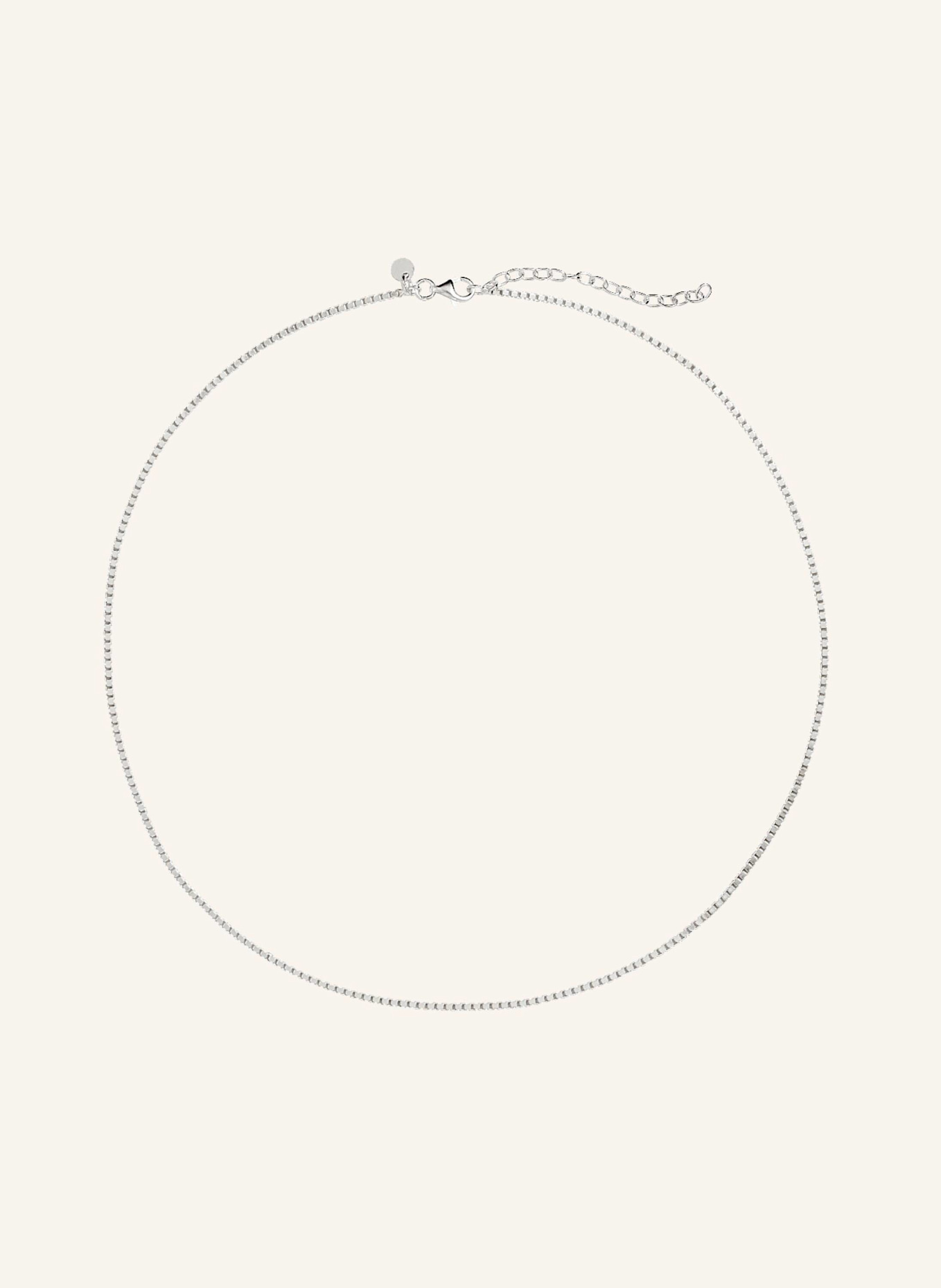 Pompidou Halskette BOX CHAIN by GLAMBOU: SILBER