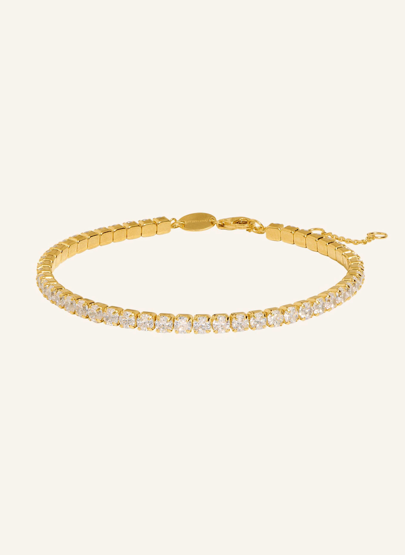 OHH LUILU Armband BOLDER TENNIS BRACELET by GLAMBOU: GOLD