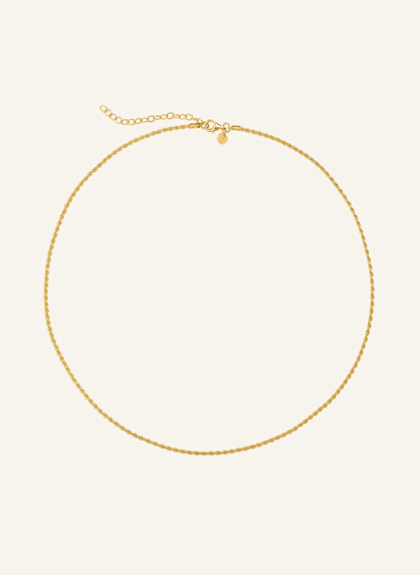 Pompidou Halskette MINI RUBY BOLD ROPE CHAIN by GLAMBOU: GOLD