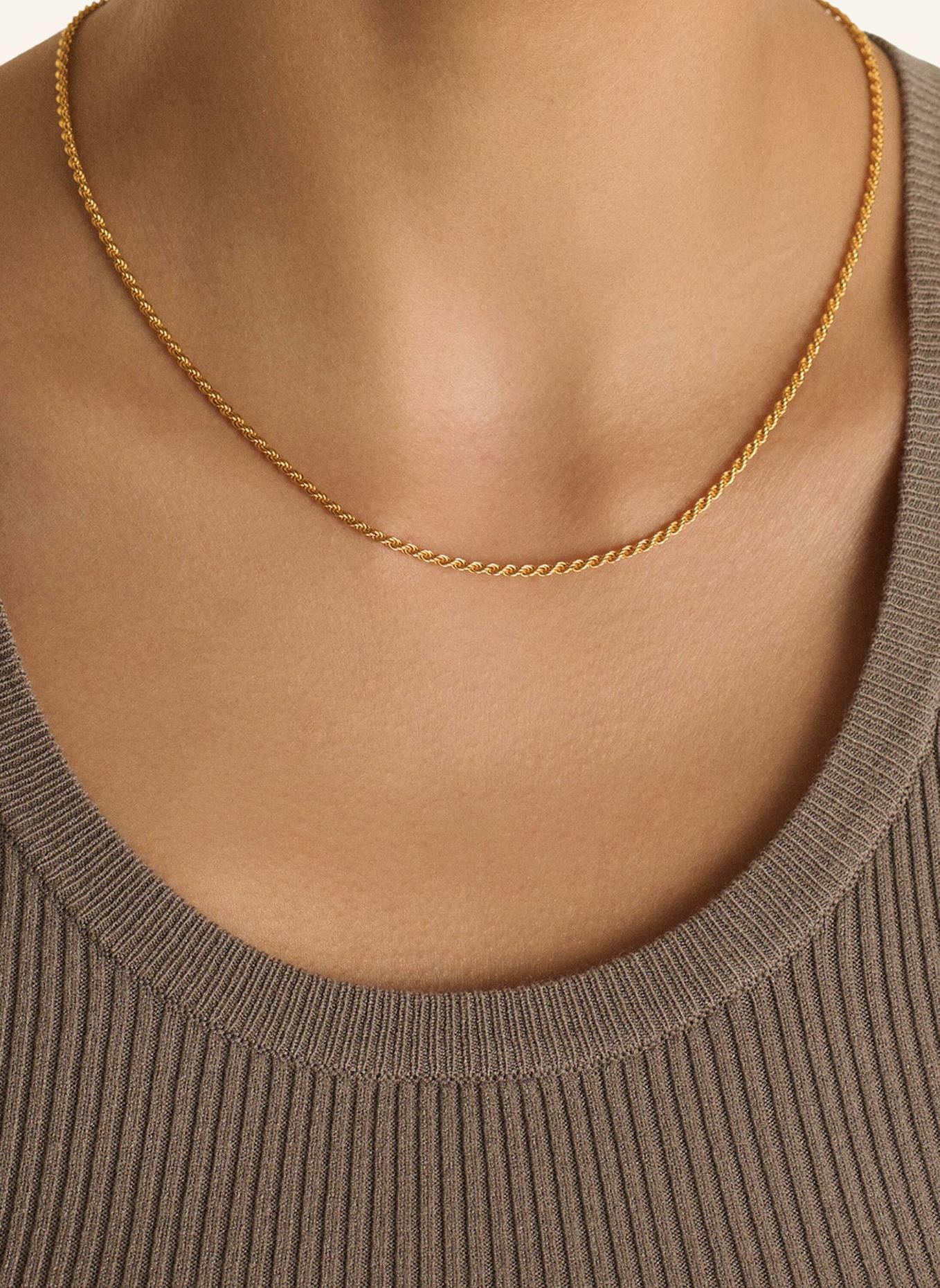 Pompidou Halskette MINI RUBY BOLD ROPE CHAIN by GLAMBOU: GOLD