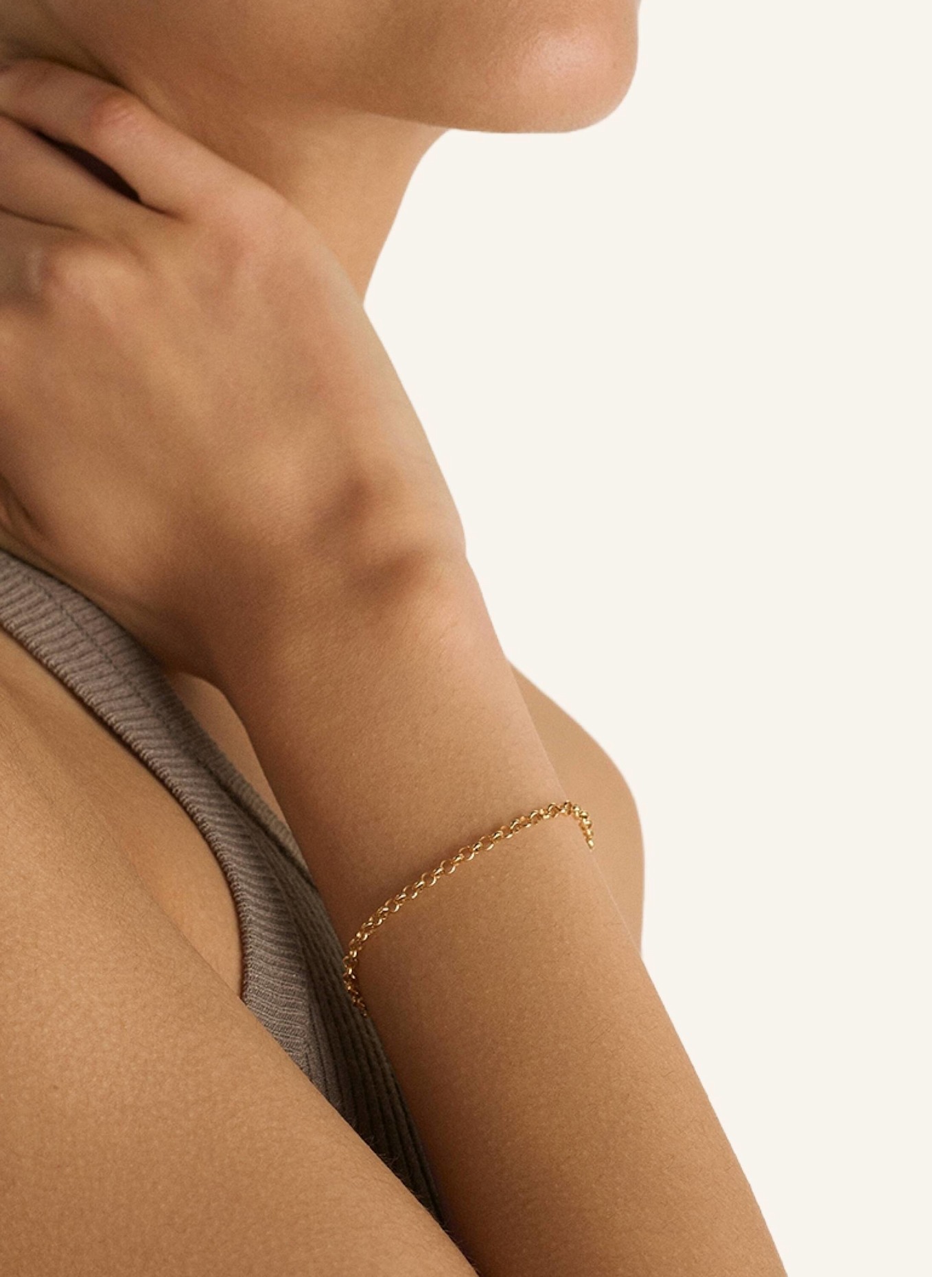 Pompidou Armband MINI ROLO CIRCLE by GLAMBOU: GOLD