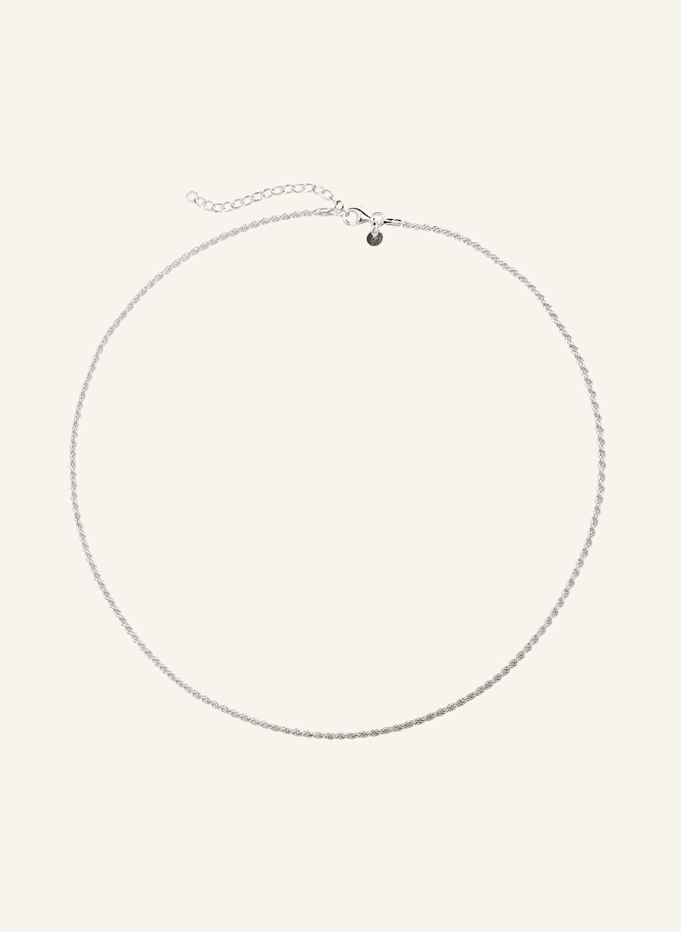 Pompidou Halskette MINI RUBY BOLD ROPE CHAIN by GLAMBOU: SILBER