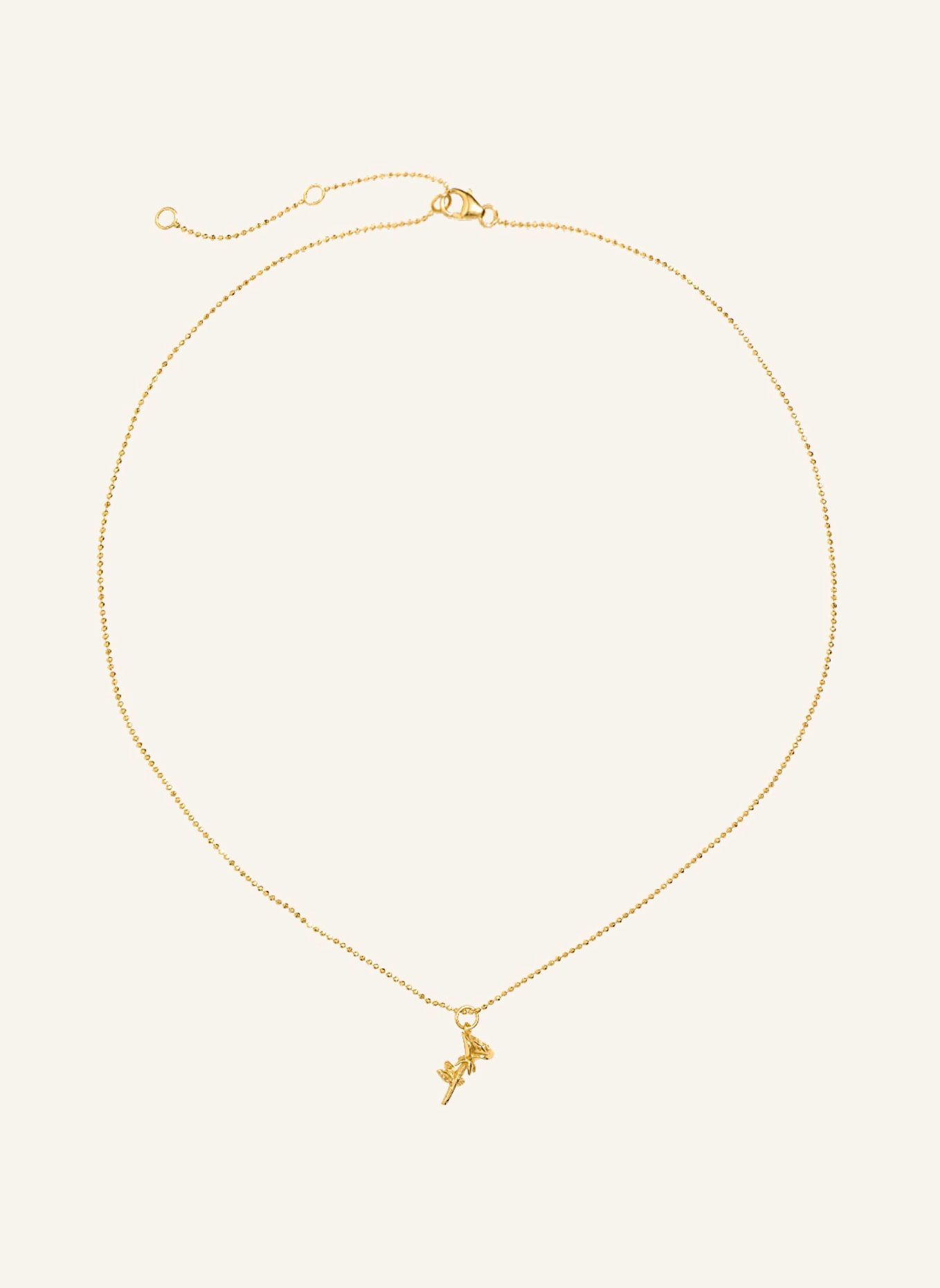 OHH LUILU Halskette ROMANTIC ROSE by GLAMBOU: GOLD