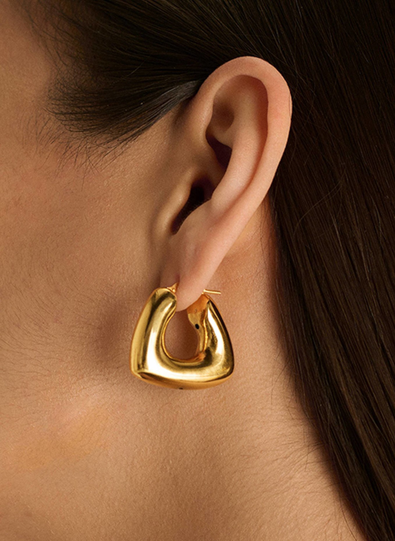 Pompidou Ohrhänger SQUARE by GLAMBOU: GOLD