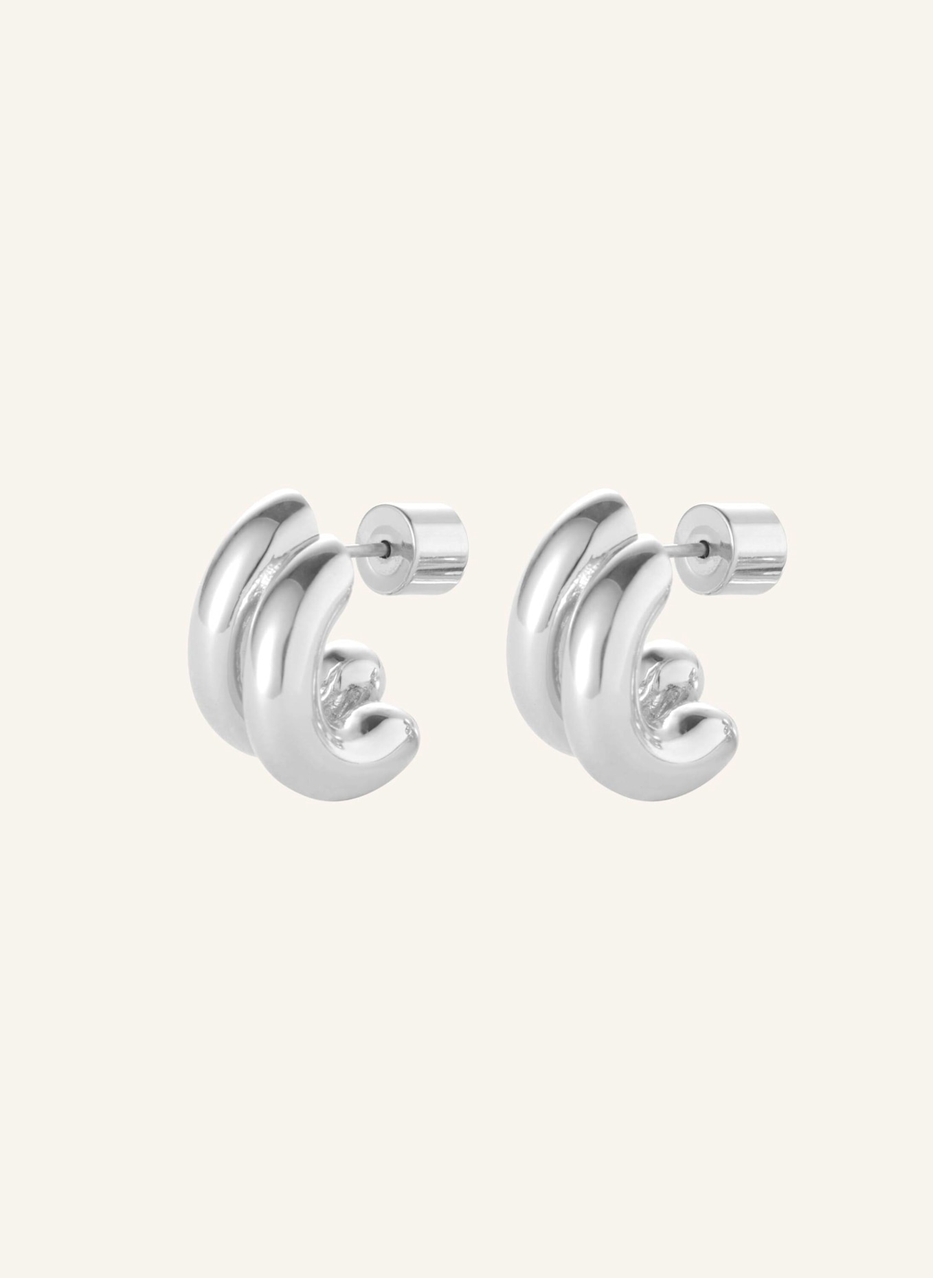 Jenny Bird Ohrhänger MINI FLO by GLAMBOU: SILBER