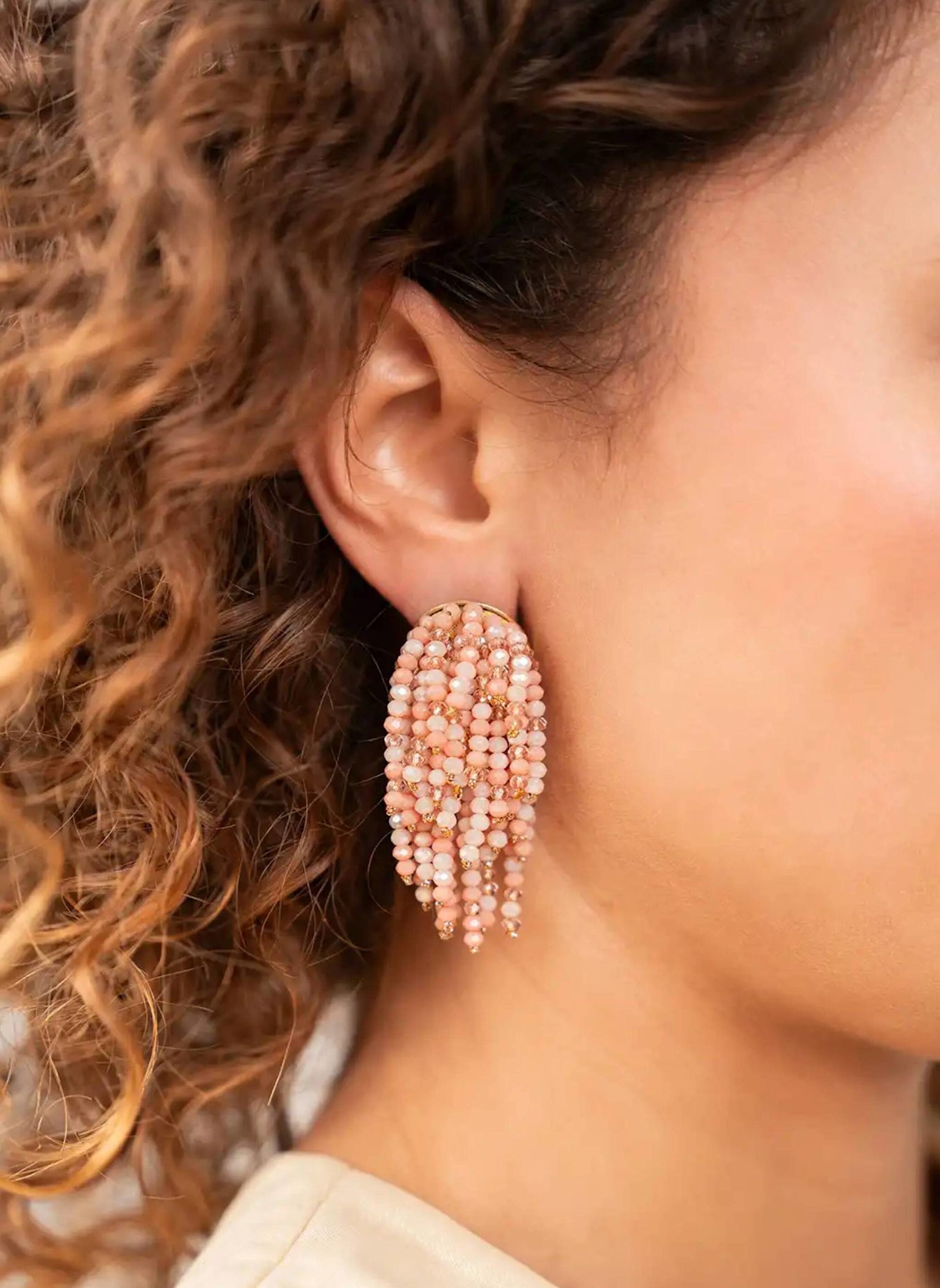 LOTT.gioielli Ohrhänger BABETTE WATERFALL S CORAL by GLAMBOU: GOLD