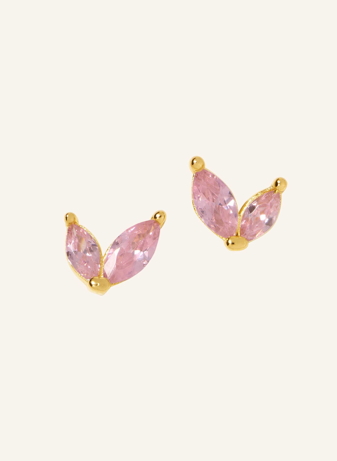 OHH LUILU Ohrhänger KYLEE PETALS STUDS PINK by GLAMBOU: PINK