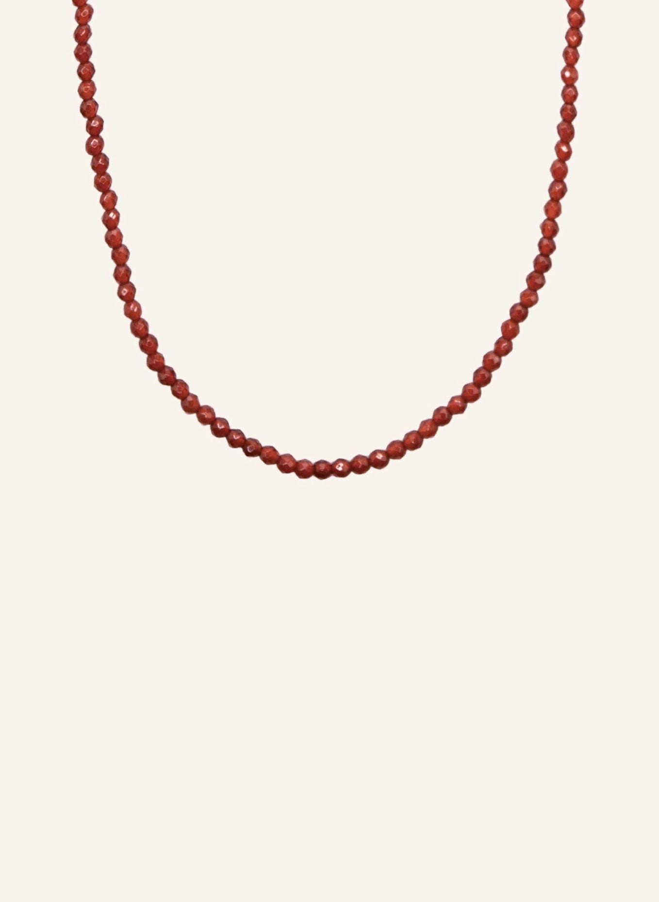 Alhaja Halskette GRANAT by GLAMBOU: ROT