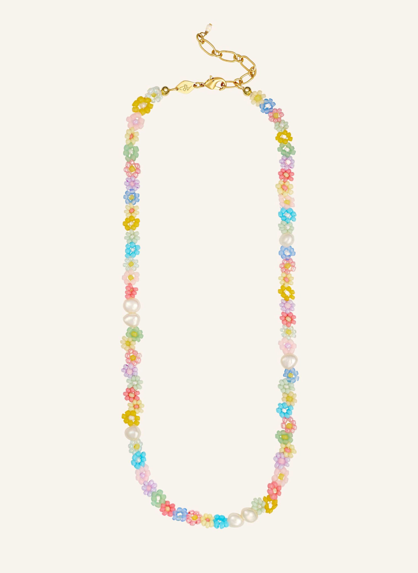 ANNI LU Halskette FLEUR PASTEL DREAM by GLAMBOU: GOLD