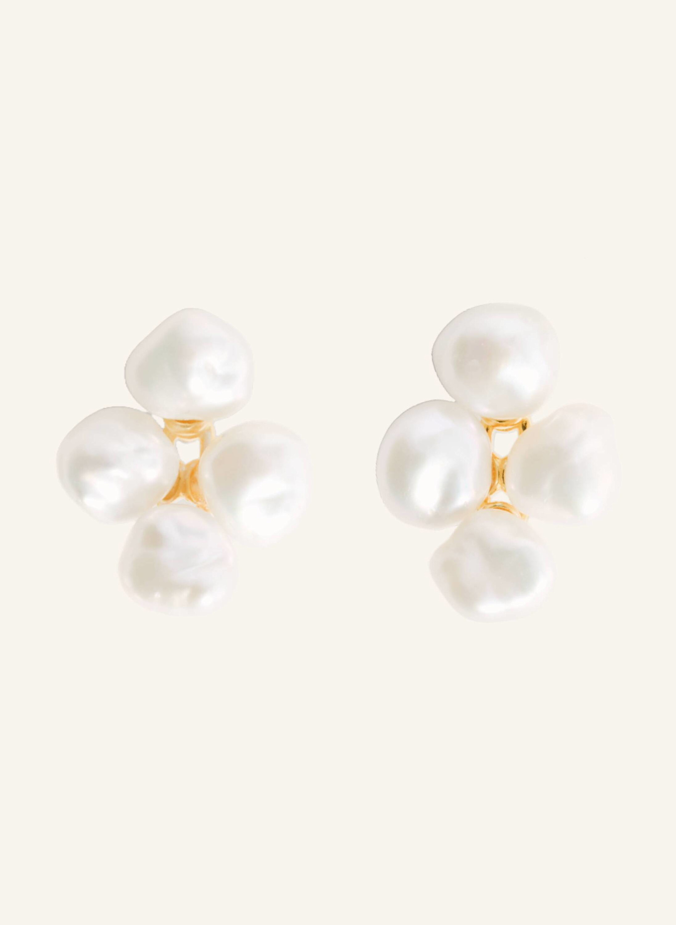 Pompidou Ohrstecker NANELLE by GLAMBOU: GOLD