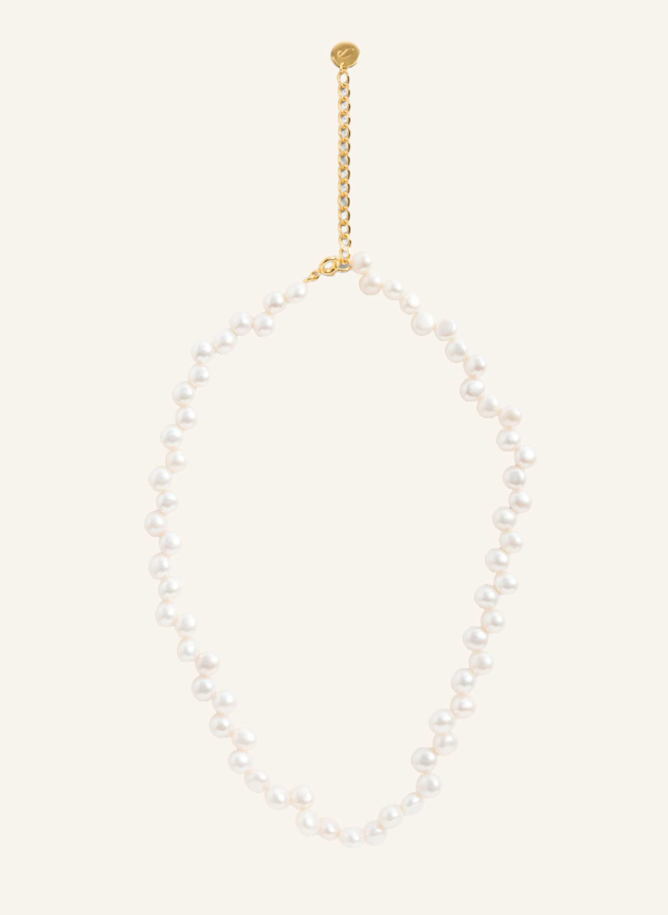 Pompidou Halskette LOUISA by GLAMBOU: GOLD