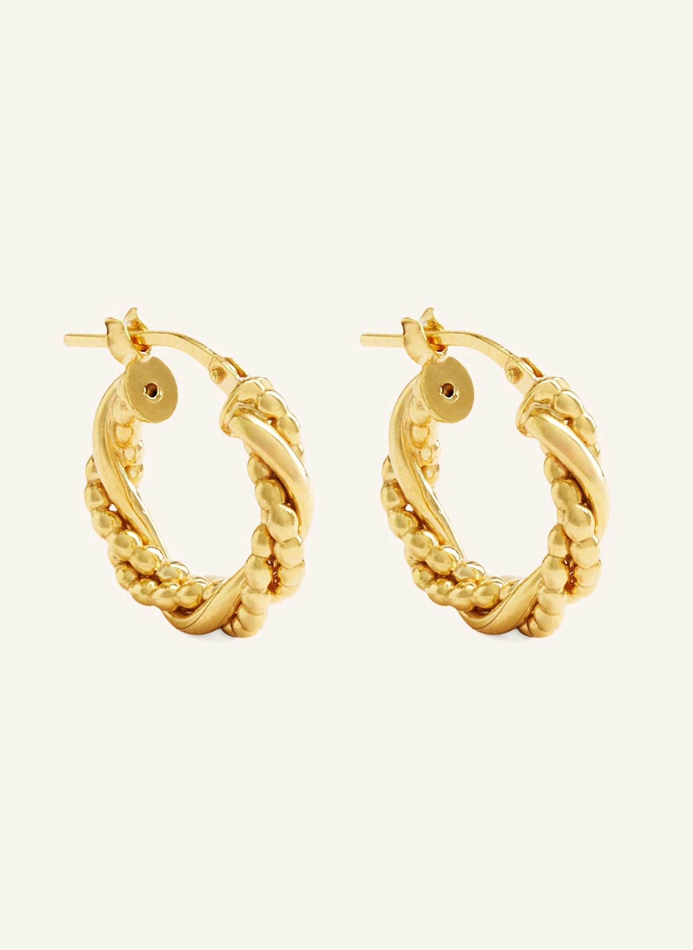 Pompidou Ohrringe PADMA by GLAMBOU: GOLD