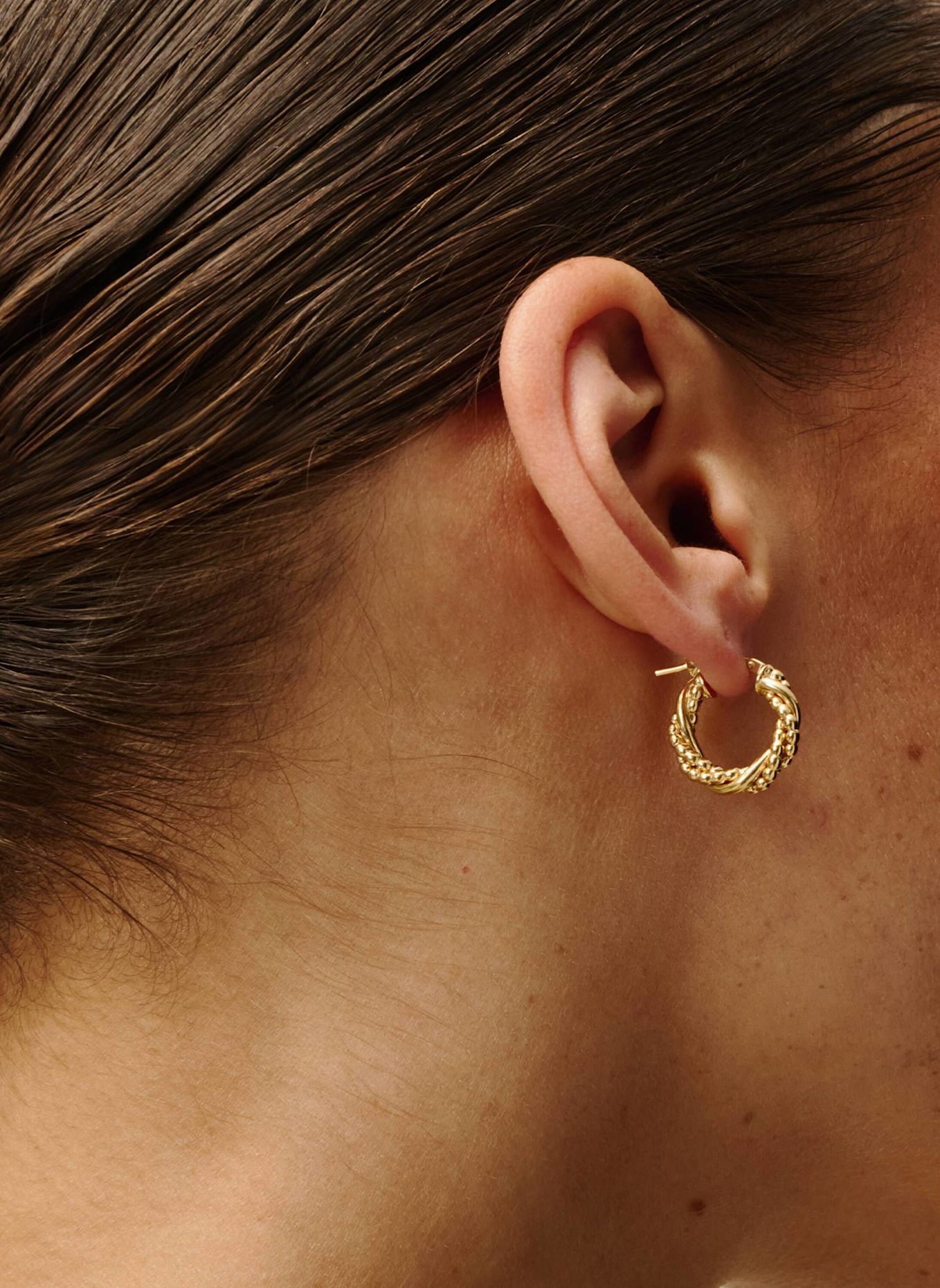 Pompidou Ohrringe PADMA by GLAMBOU: GOLD