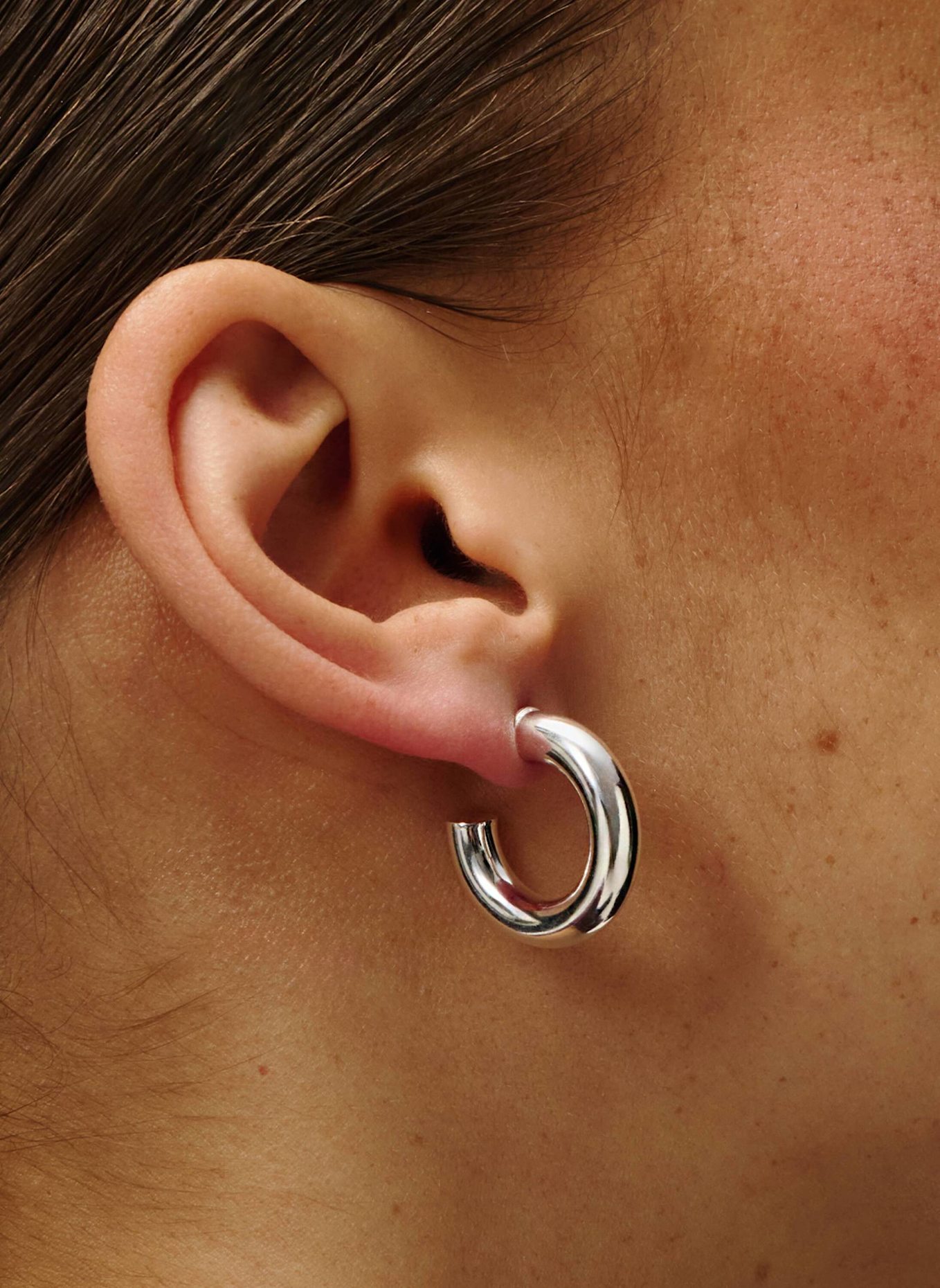 Pompidou Ohrringe OPHELIA SMALL by GLAMBOU: SILBER