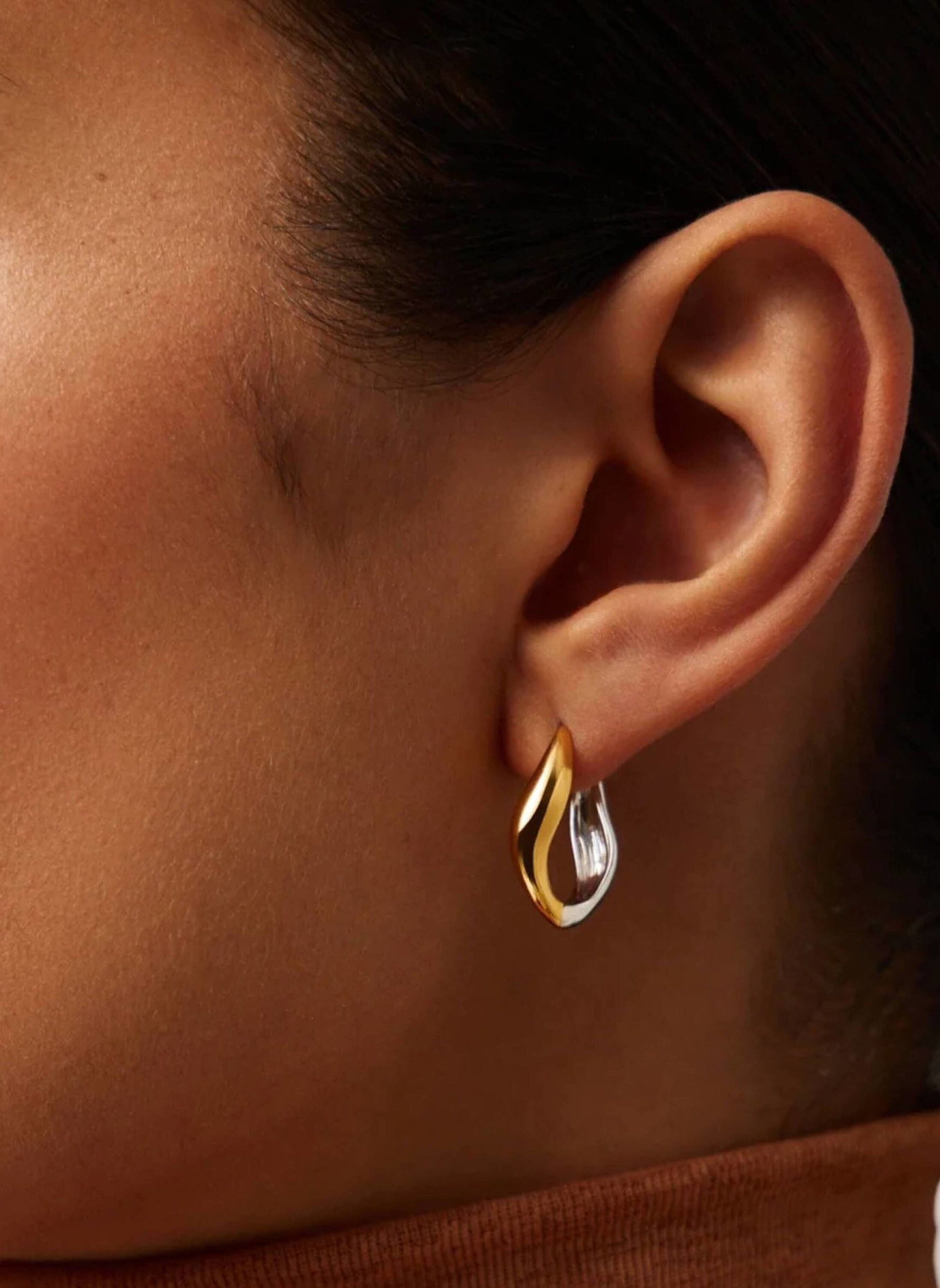 MISSOMA Ohrhänger SAVI SIGNATURE SMALL HOOPS by GLAMBOU: GOLD