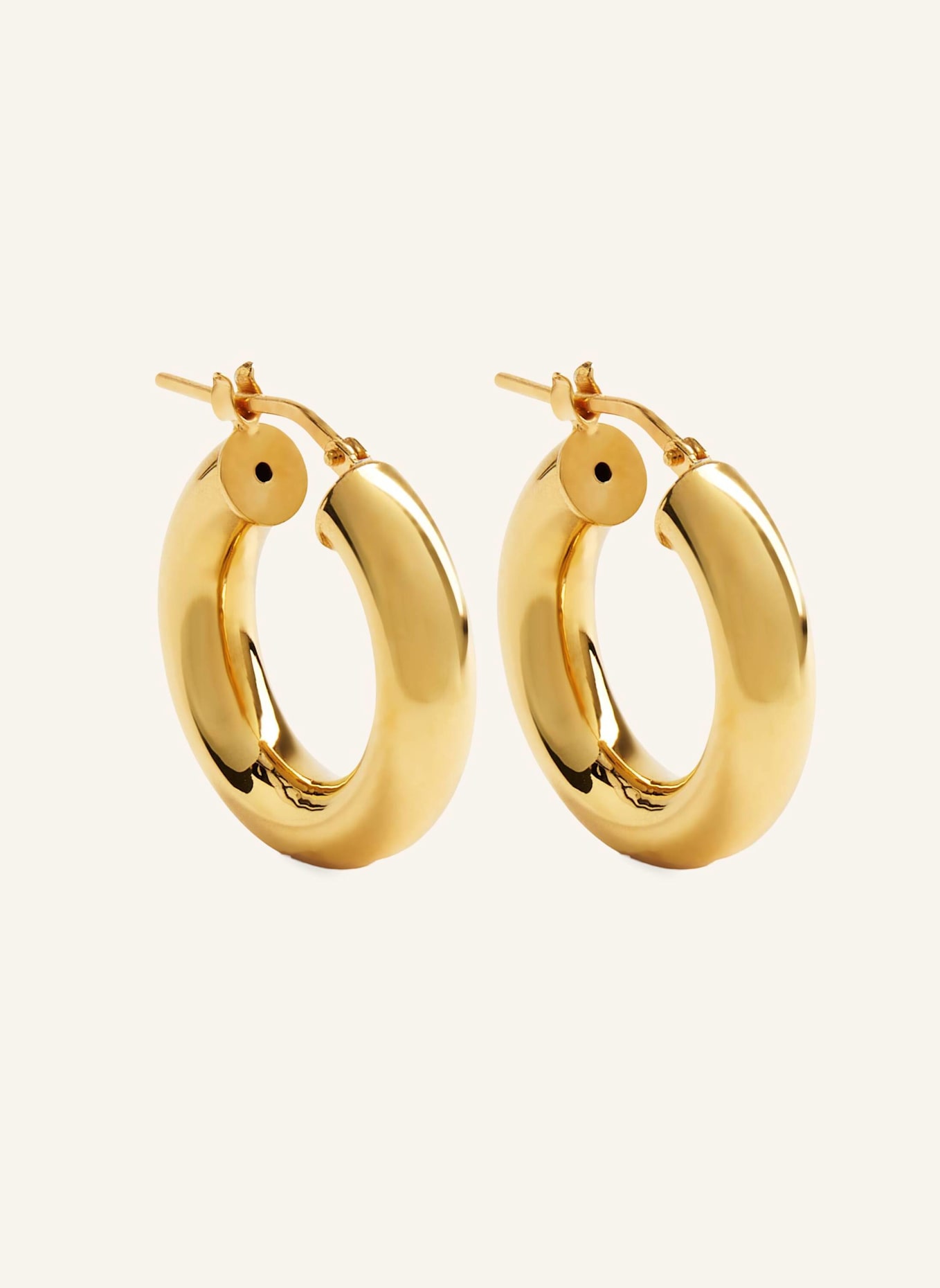 Pompidou Ohrringe SMALL by GLAMBOU: GOLD