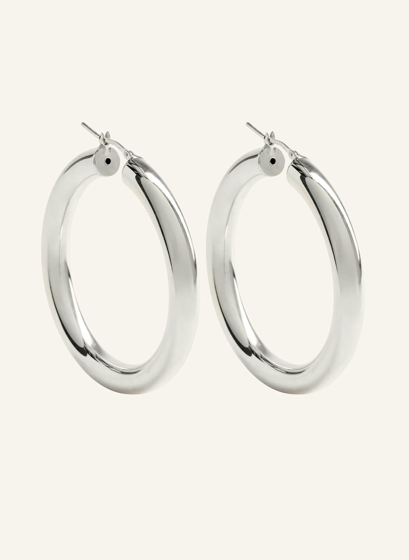 Pompidou Ohrringe BIGGIE by GLAMBOU: SILBER