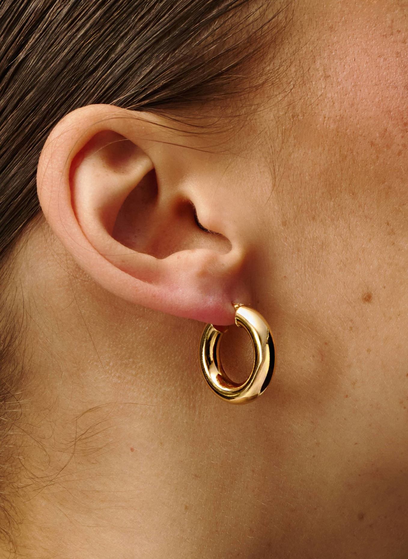 Pompidou Ohrringe SMALL by GLAMBOU: GOLD