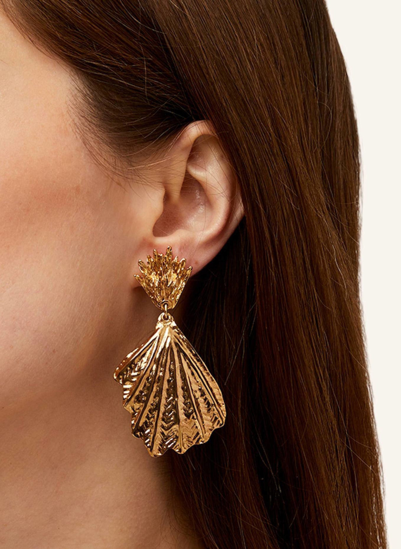 GAS BIJOUX Ohrhänger SHELL by GLAMBOU: GOLD