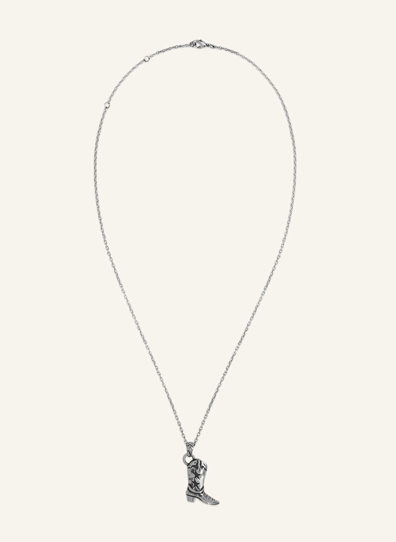 TwoJeys Halsketten BOOT NECKLACE by GLAMBOU: SILBER