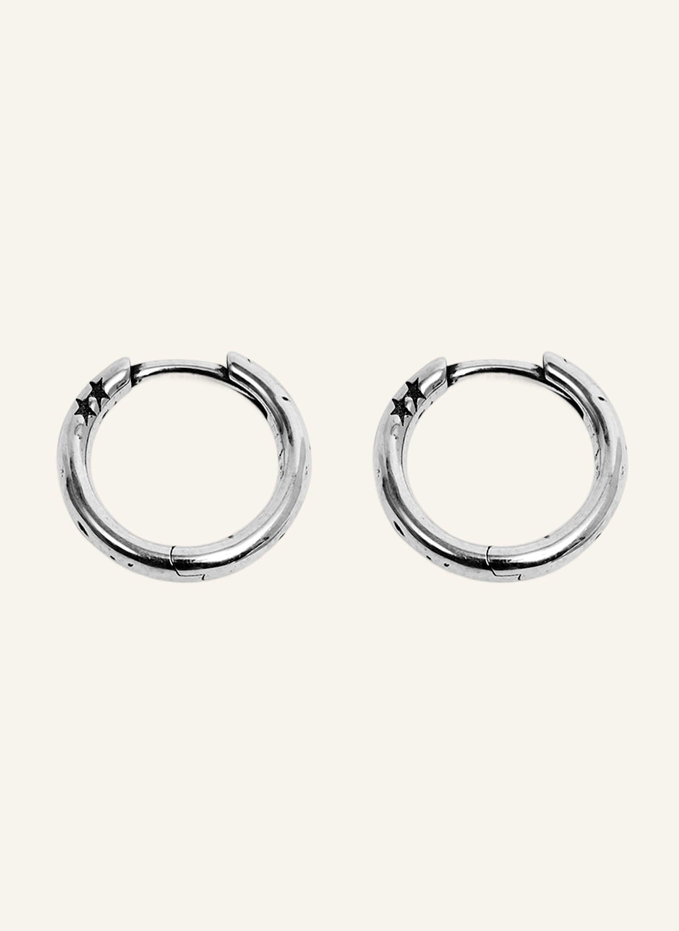 TwoJeys Creolen SLIM HOOPS by GLAMBOU: SILBER
