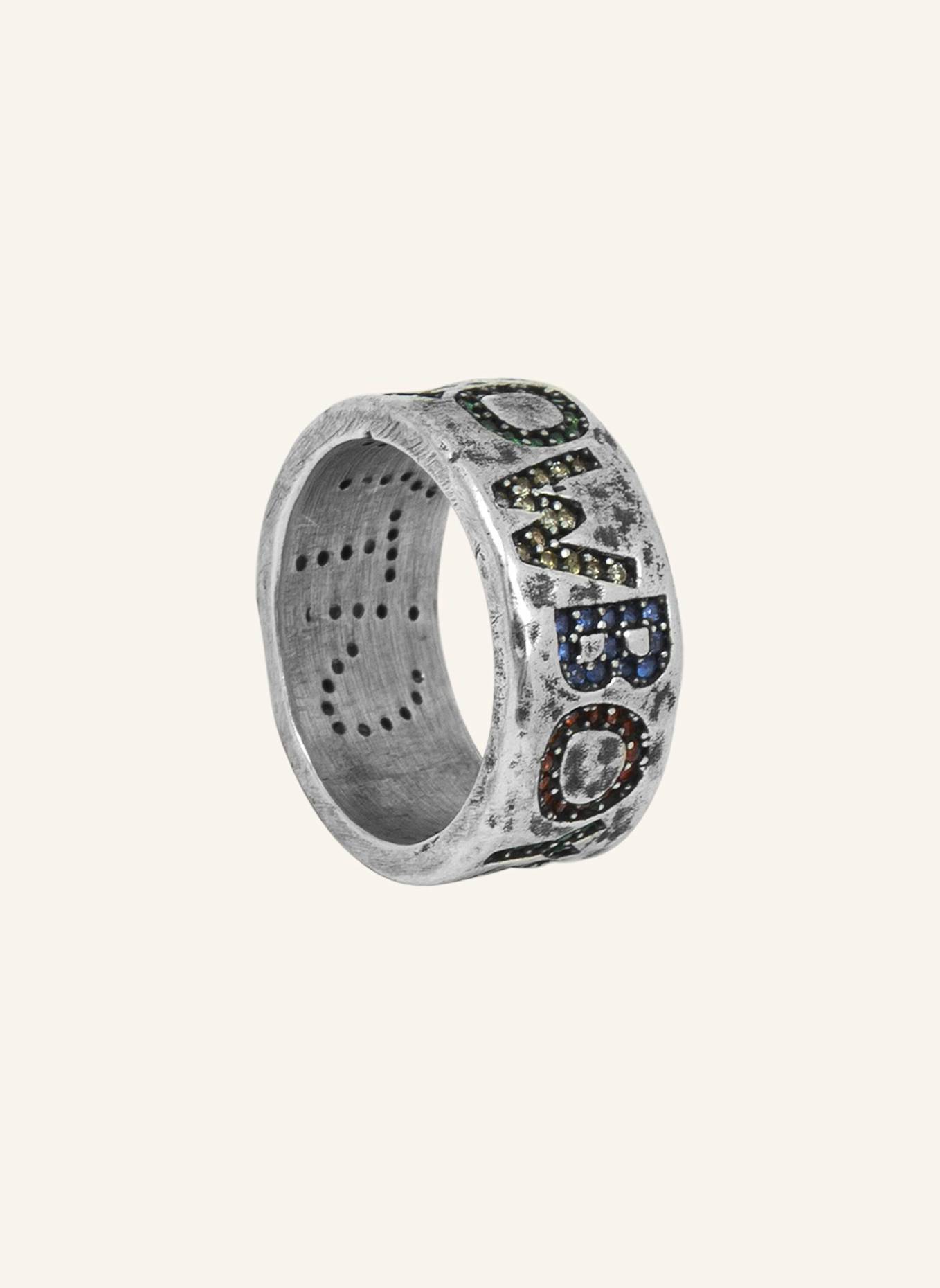 TwoJeys Ringe CITY COWBOYS STONE RING by GLAMBOU: SILBER
