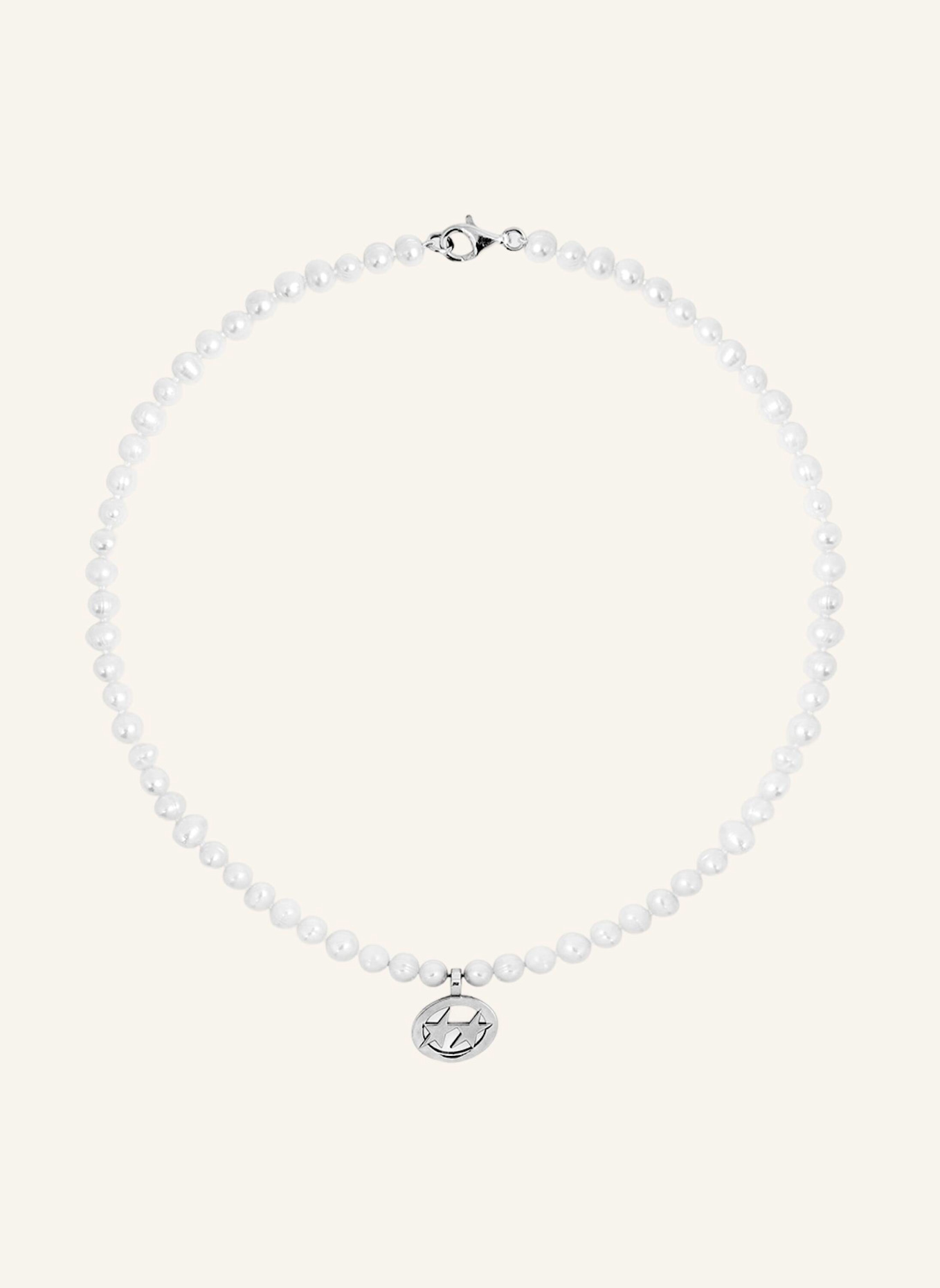 TwoJeys Halsketten ICON PEARL NECKLACE by GLAMBOU: SILBER