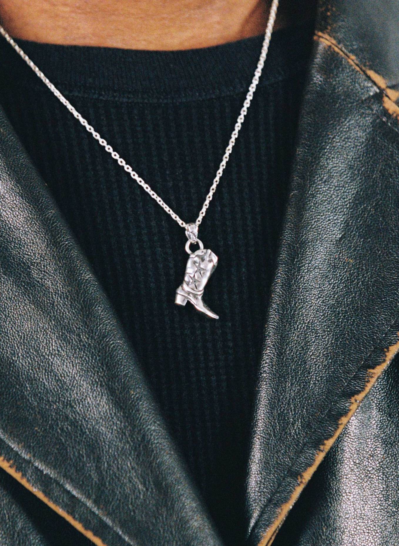 TwoJeys Halsketten BOOT NECKLACE by GLAMBOU: SILBER
