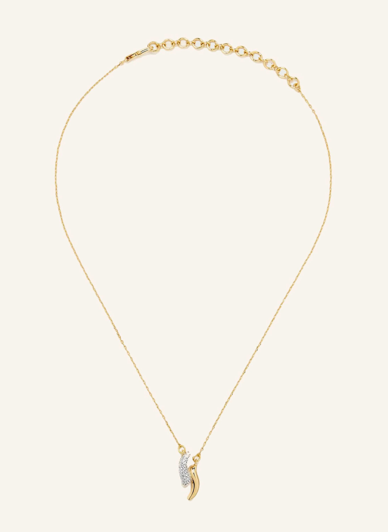 YOJ Halsketten POLO PAVE NECKLACE by GLAMBOU: GOLD