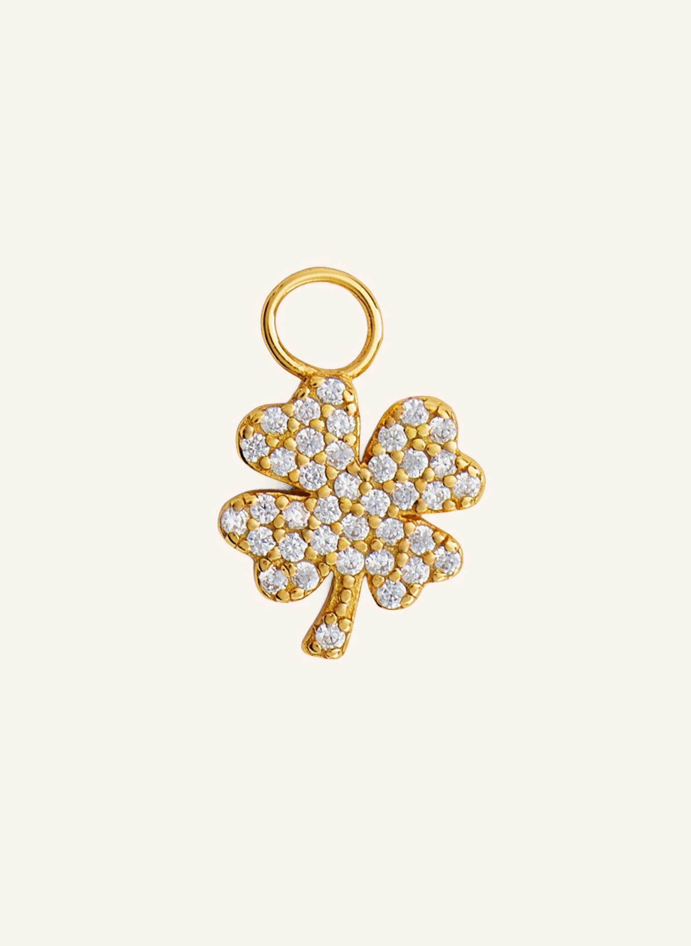 OHH LUILU Anhänger THE LUCKY CLOVER by GLAMBOU: GOLD